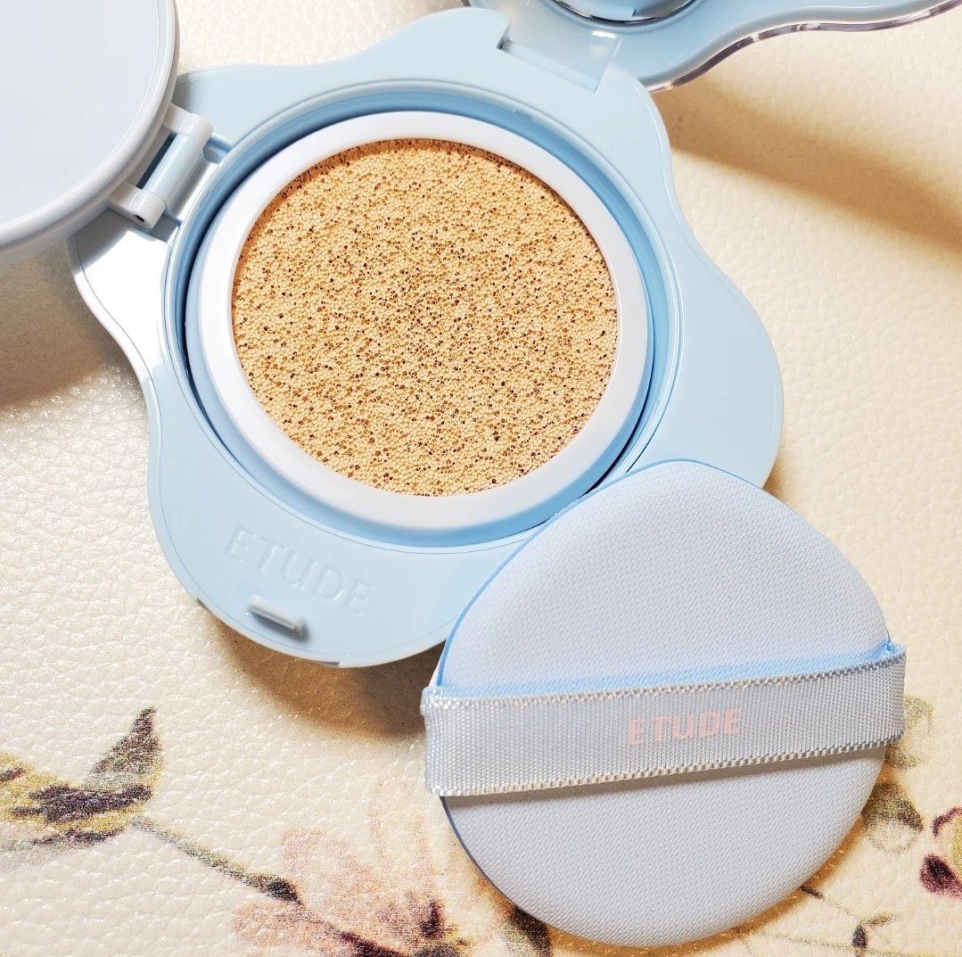 クラウドフィルタークッション/ETUDE/クッションファンデーションを使ったクチコミ（3枚目）