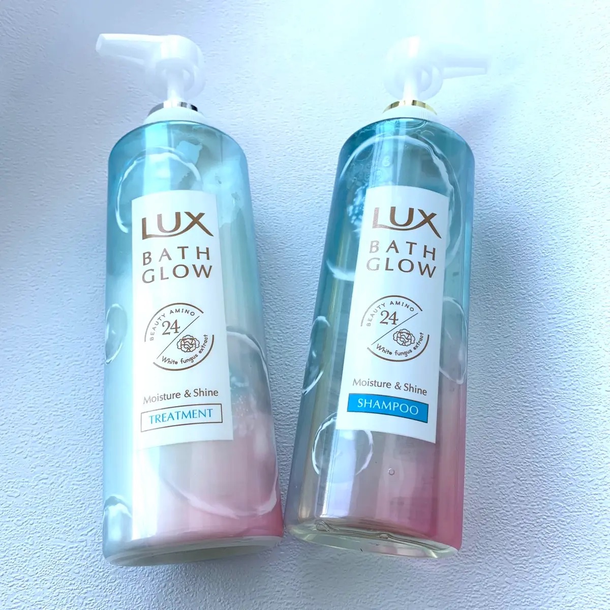 バスグロウ モイスチャー&シャイン シャンプー／トリートメント トリートメント ポンプ/LUX/市販シャンプーを使ったクチコミ（1枚目）