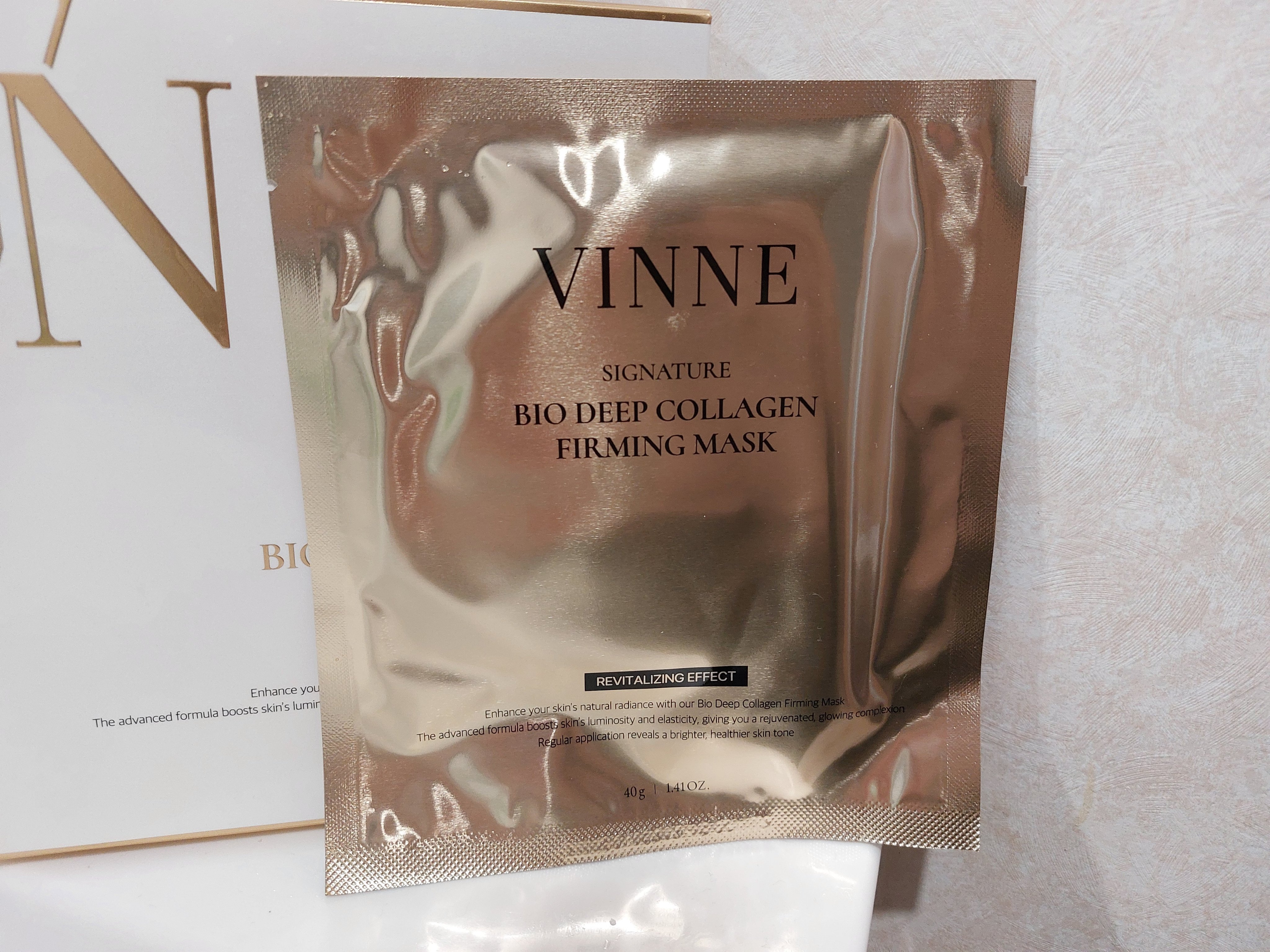シグニチャーバイオディープコラーゲンファーミングマスク/VINNE /シートマスク・パックを使ったクチコミ（1枚目）