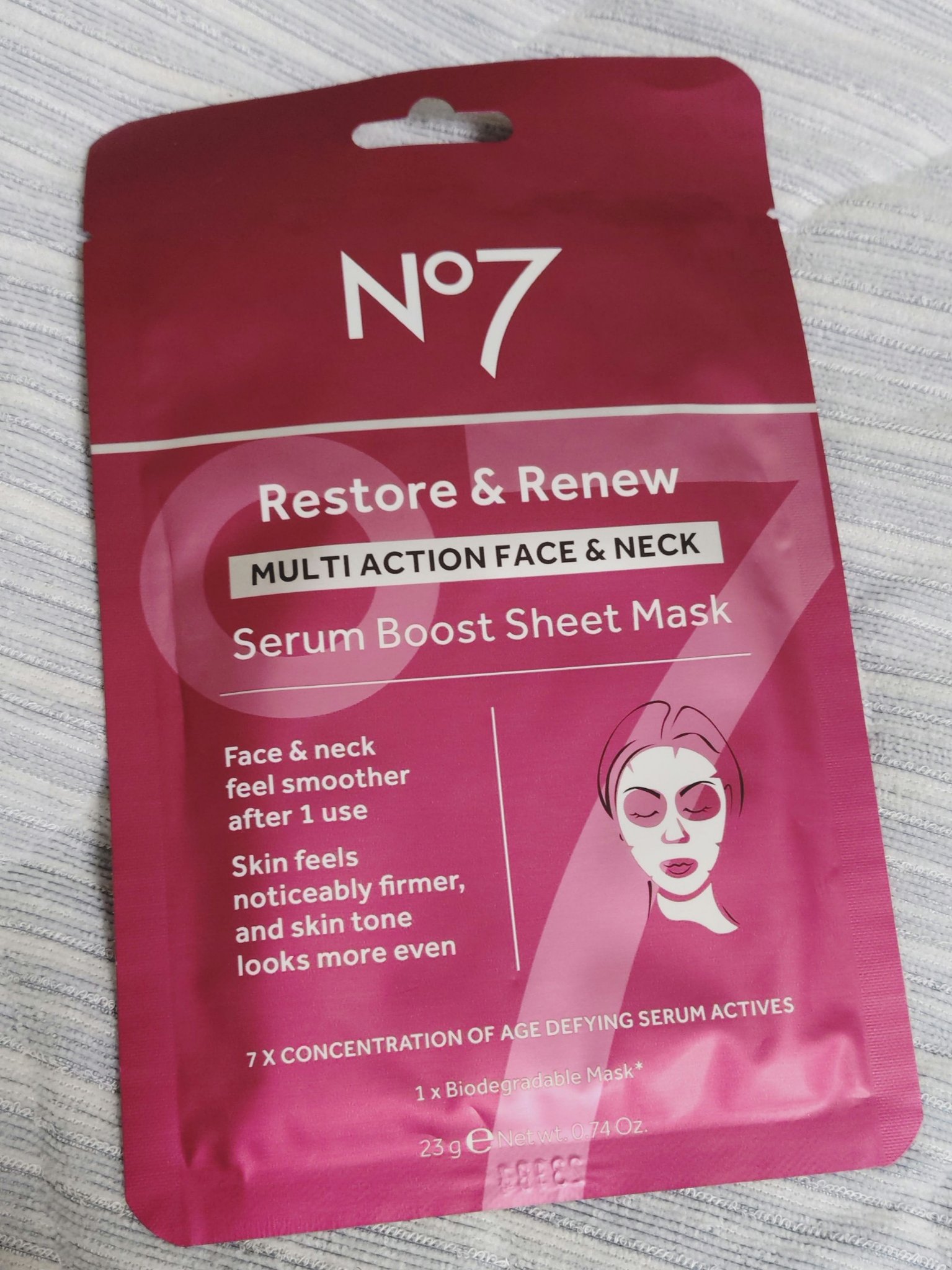 レストア＆リニュー　セラムブーストシートマスク/Boots(英国)/シートマスク・パックを使ったクチコミ（1枚目）