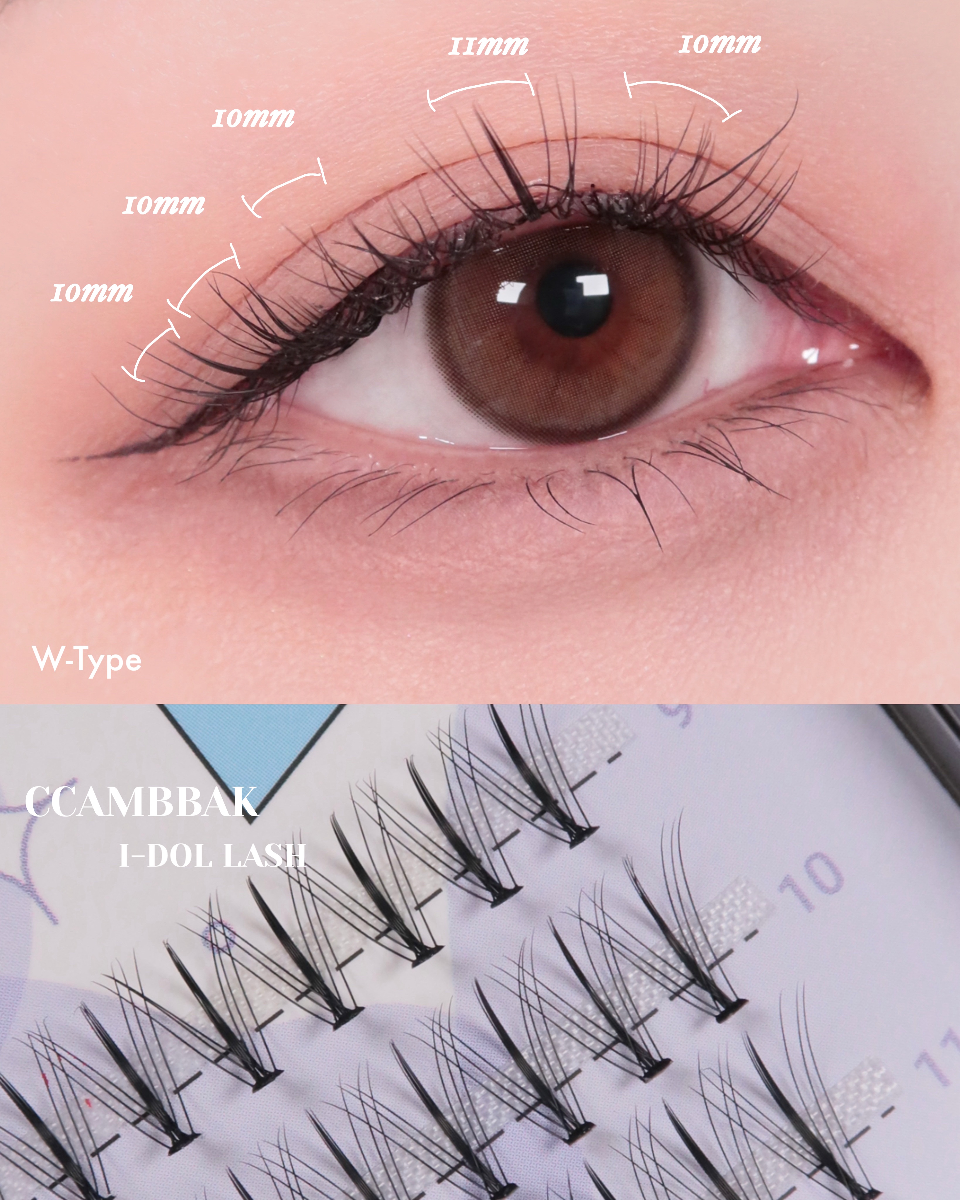 CCAMBBAK idol つけまつげ/eotd/つけまつげを使ったクチコミ（2枚目）