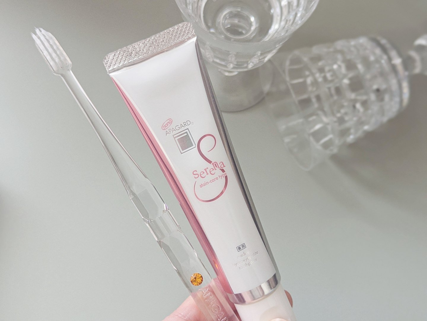 アパガードクリスタル歯ブラシ/アパガード/歯ブラシを使ったクチコミ（1枚目）