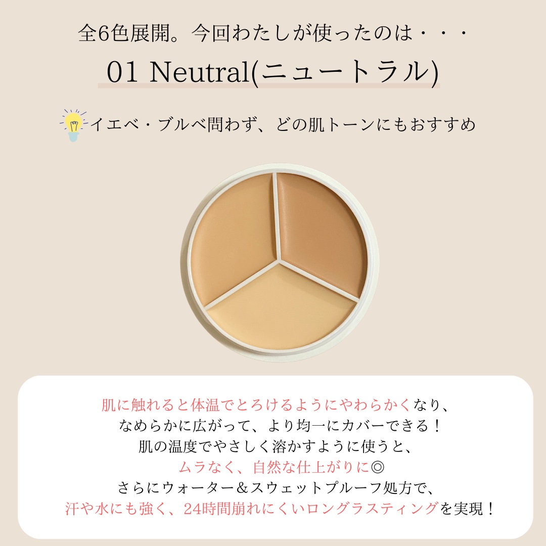 カバーアッププロコンシーラー/TFIT/パレットコンシーラーを使ったクチコミ（3枚目）