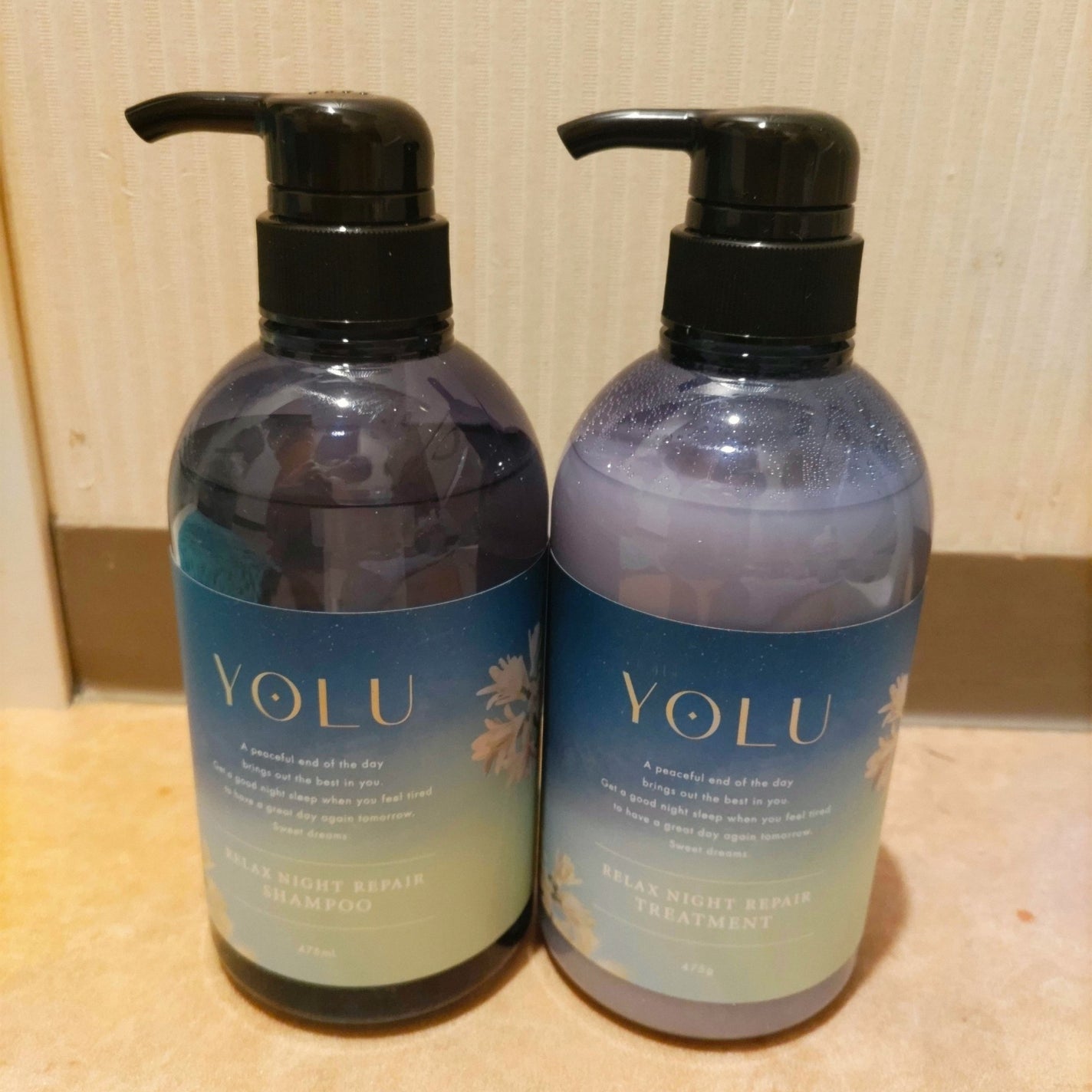 リラックスナイトリペア シャンプー/トリートメント/YOLU/シャンプー・コンディショナーを使ったクチコミ(1枚目)