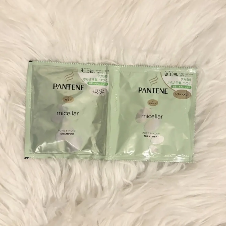 PRO-V ミセラー ピュア＆モイスト ノンシリコンシャンプー/トリートメント 詰め替えお買い得セット/パンテーン/市販シャンプーを使ったクチコミ（1枚目）