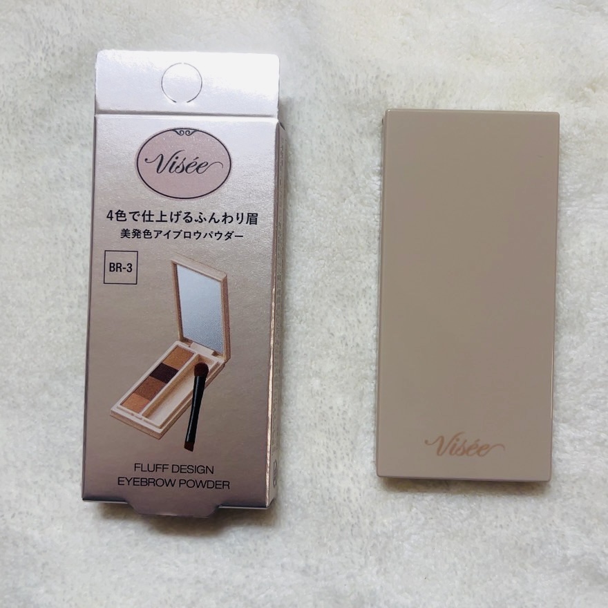 フラッフデザイン アイブロウパウダー/Visée/パウダーアイブロウを使ったクチコミ（2枚目）