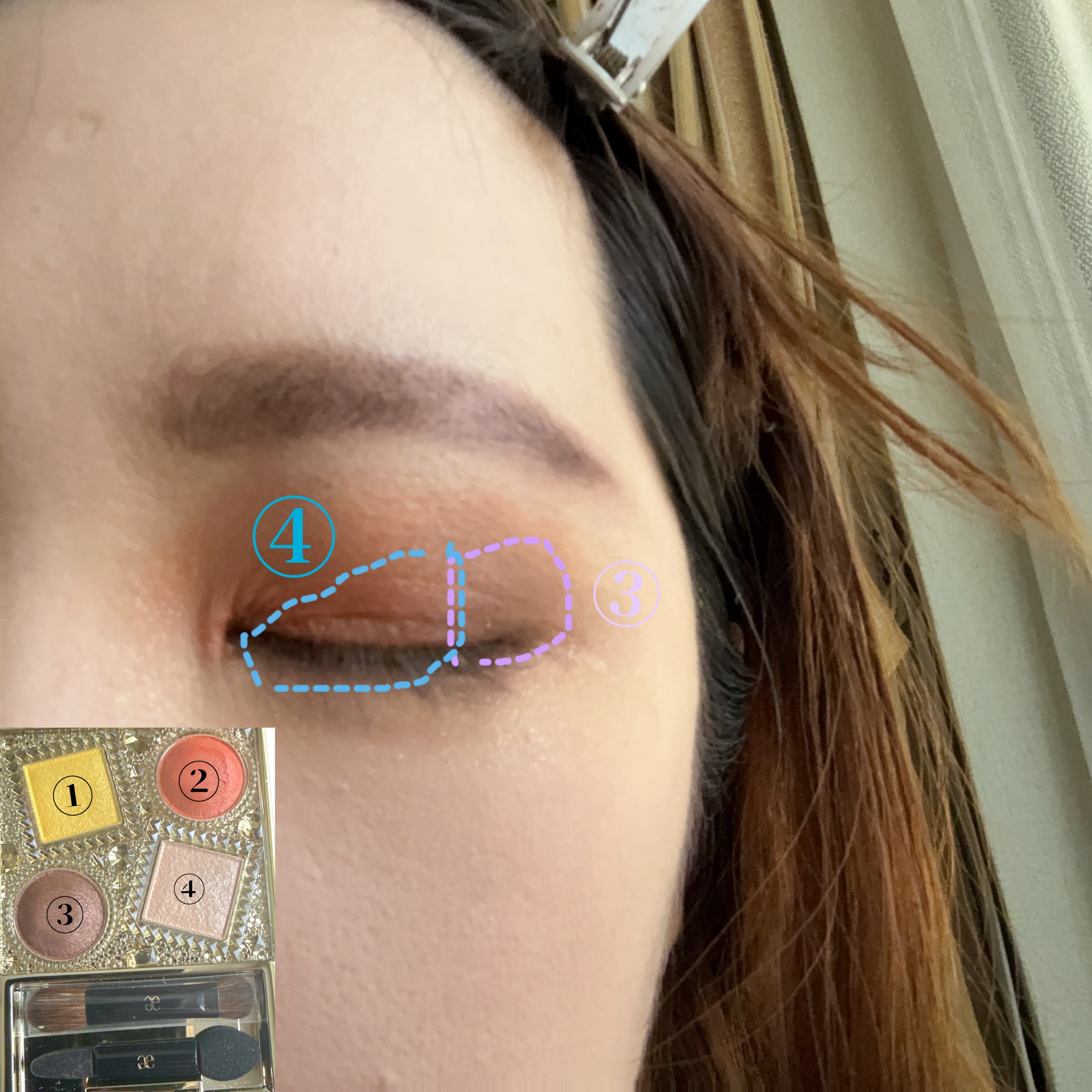 エレガンス ヌーヴェル アイズ 39/Elégance/アイシャドウパレットを使ったクチコミ（3枚目）