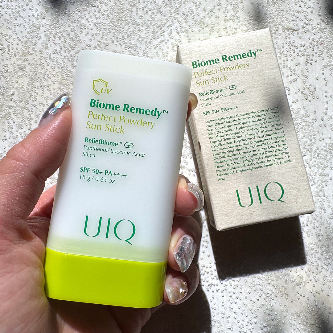 バイオームパーフェクトさらさらUVスティック/UIQ/日焼け止めスティックを使ったクチコミ（1枚目）