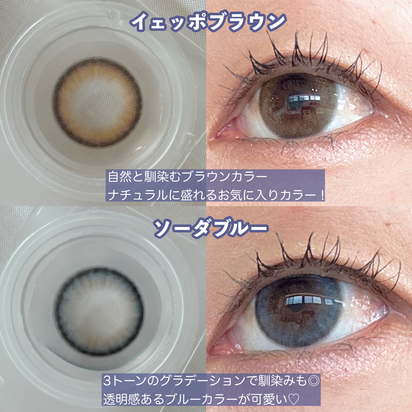 ANGÉLIQUE 1day/ANGÉLIQUE/ワンデー(1DAY)カラコンを使ったクチコミ(2枚目)