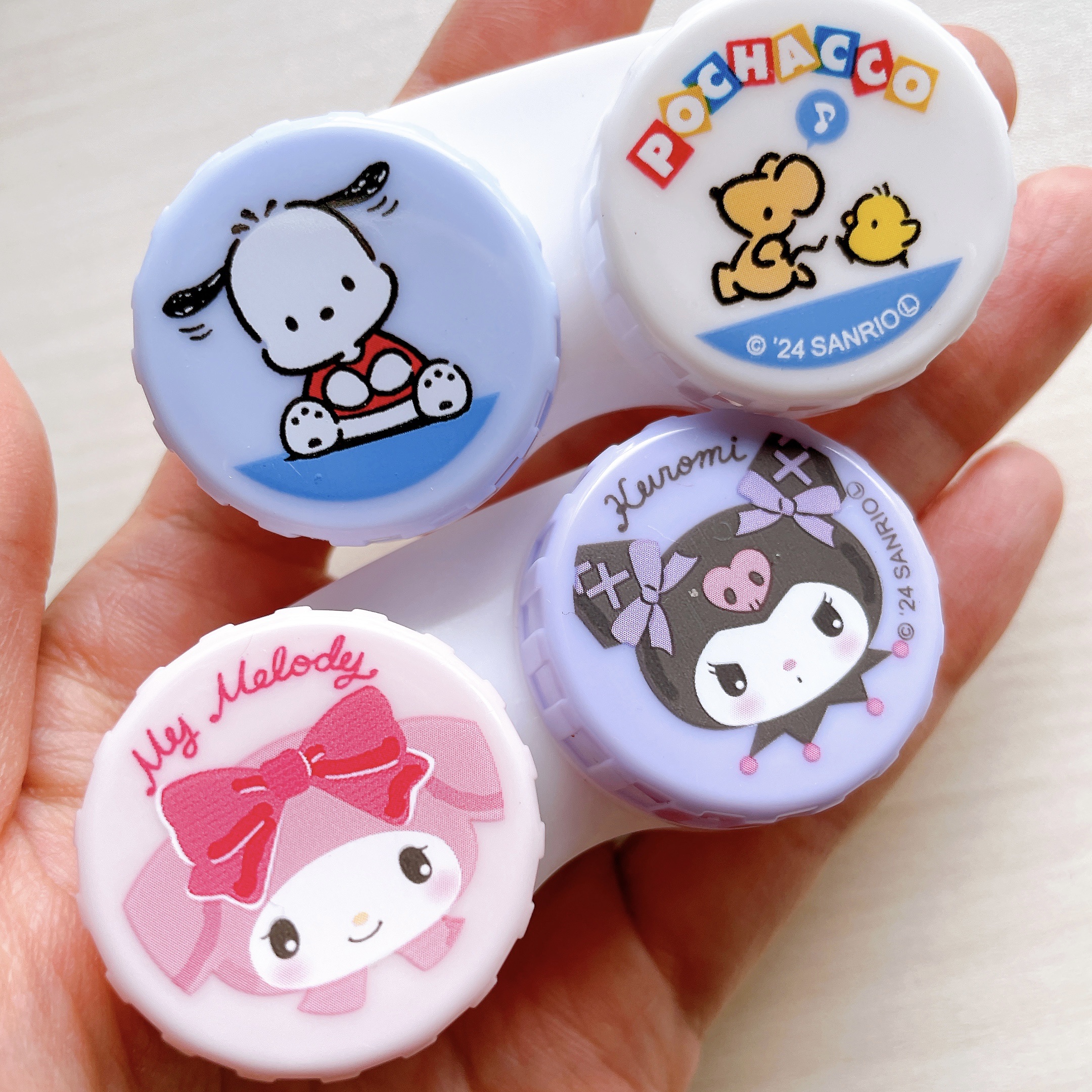 コンタクトレンズケース マイメロクロミ/DAISO/その他を使ったクチコミ（1枚目）