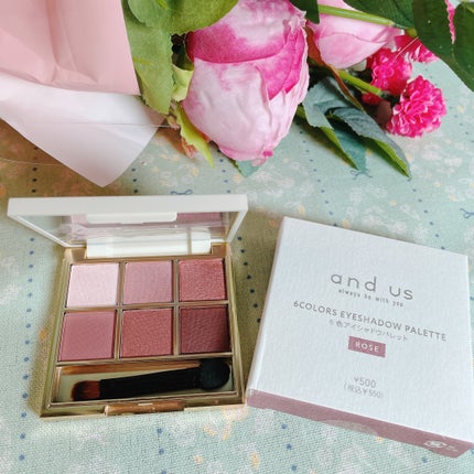 6色アイシャドウパレット/and us/アイシャドウパレットを使ったクチコミ(2枚目)