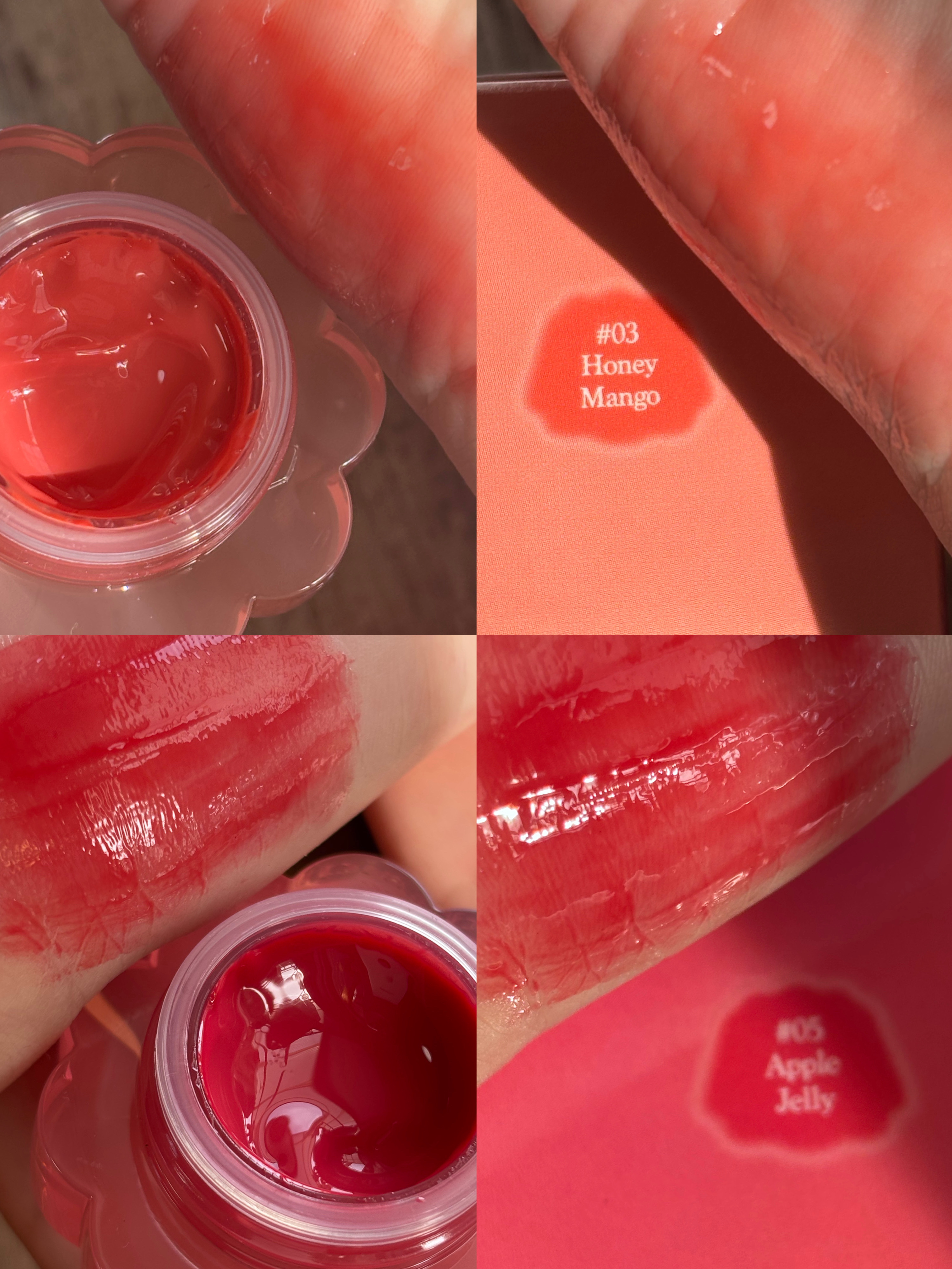 チューインググロウポット 03 ハニーマンゴ/dasique/口紅を使ったクチコミ（3枚目）