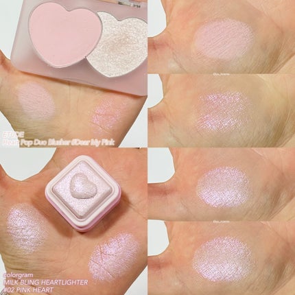 ミックスブラーリングボリュームハイライター/wakemake/パウダーハイライトを使ったクチコミ(7枚目)