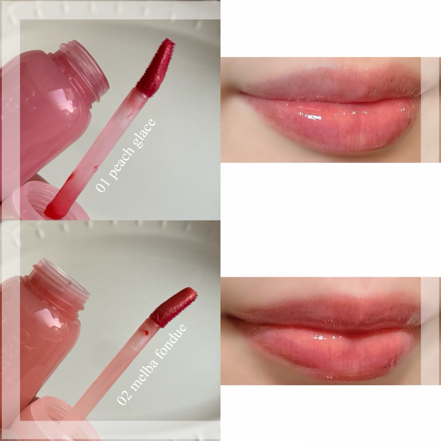 ジューシーデューイグロウティント/dasique/リップティントを使ったクチコミ（2枚目）