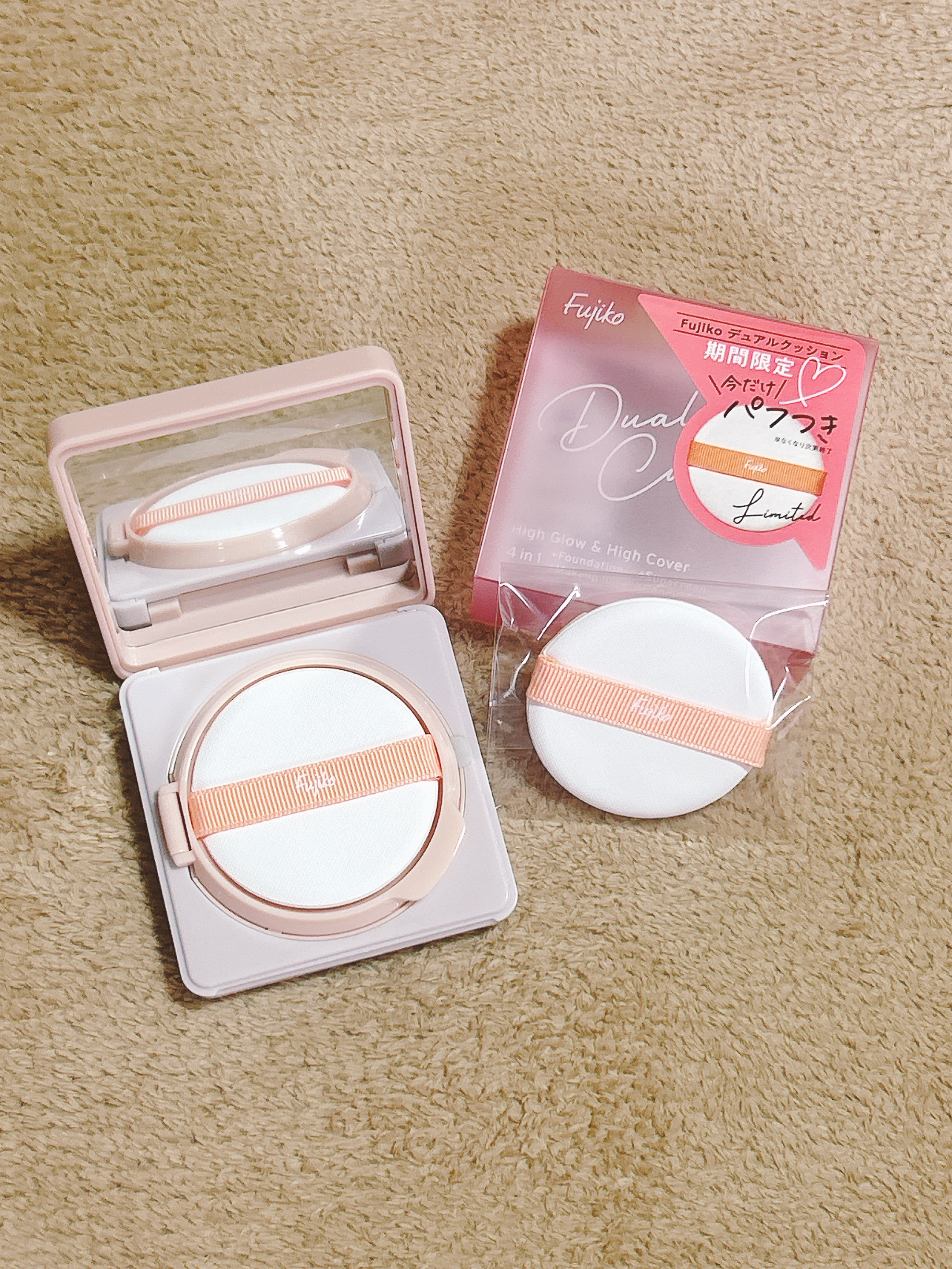 デュアルクッション/Fujiko/クッションファンデーションを使ったクチコミ（2枚目）