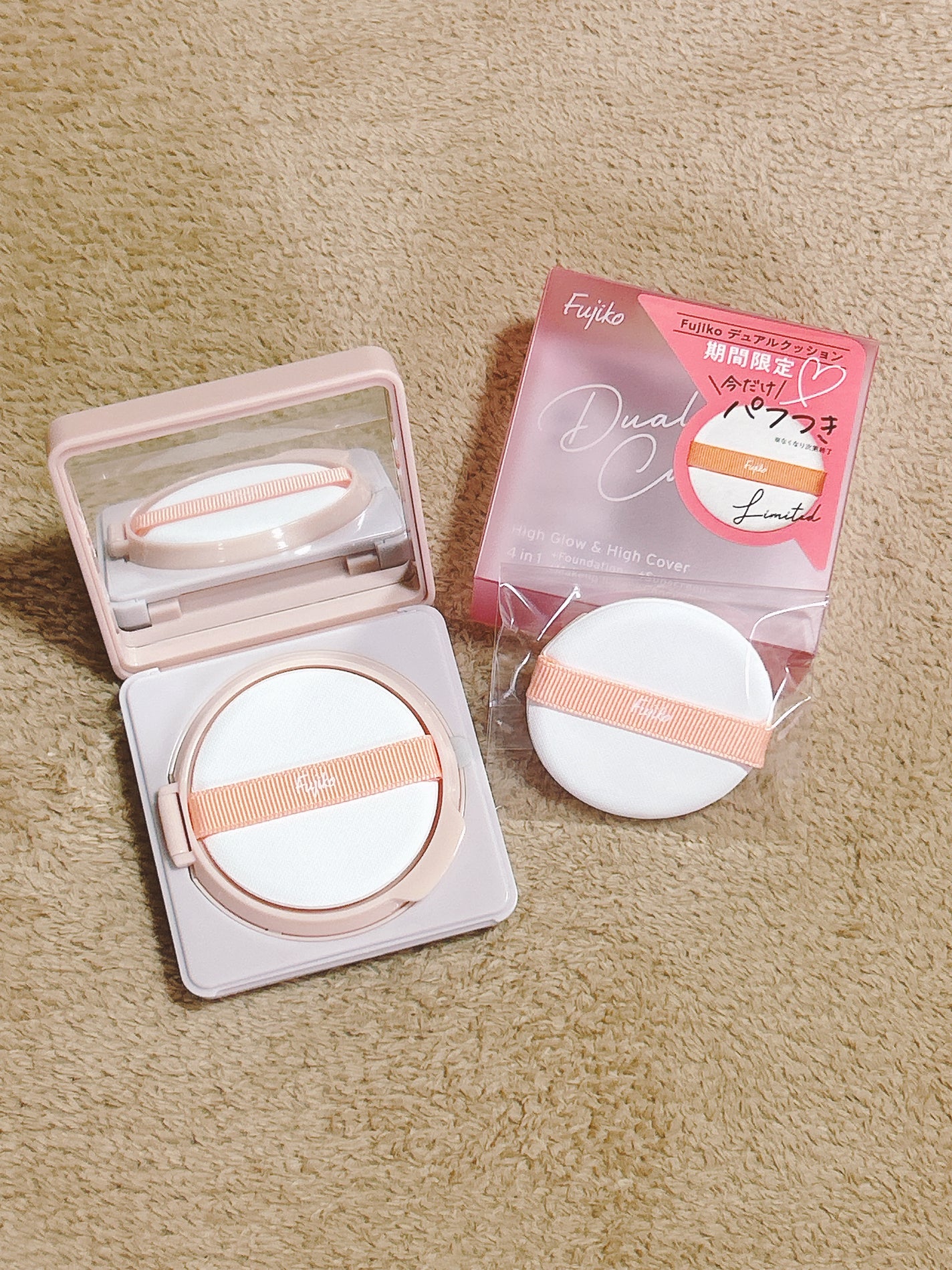 デュアルクッション/Fujiko/クッションファンデーションを使ったクチコミ(2枚目)