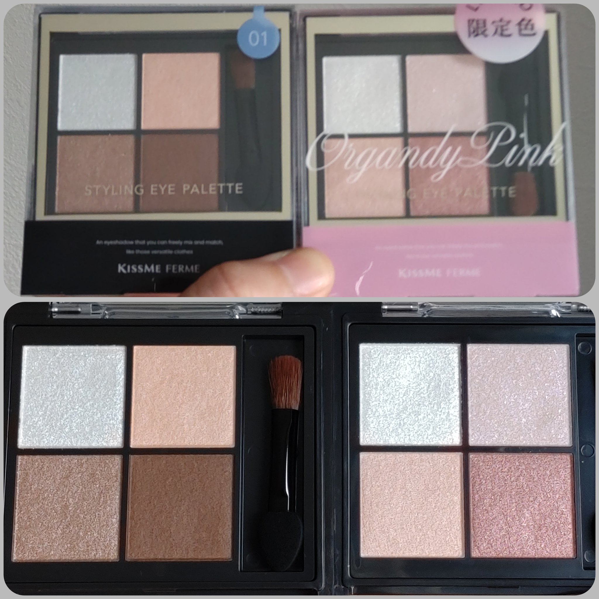 キスミー　フェルム　スタイリングアイパレット/キスミー フェルム/アイシャドウパレットを使ったクチコミ（2枚目）