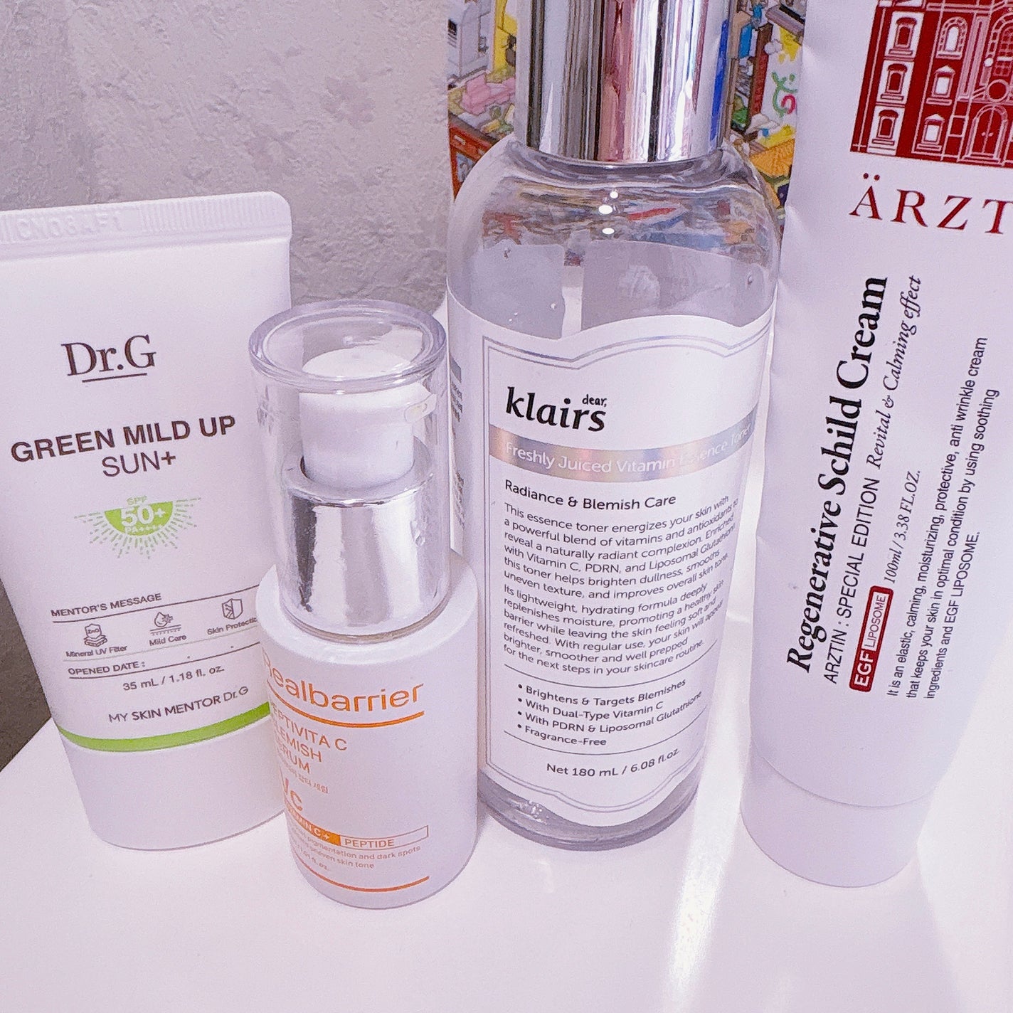 グリーンマイルドアップサンプラス/Dr.G/日焼け止めクリームを使ったクチコミ(1枚目)