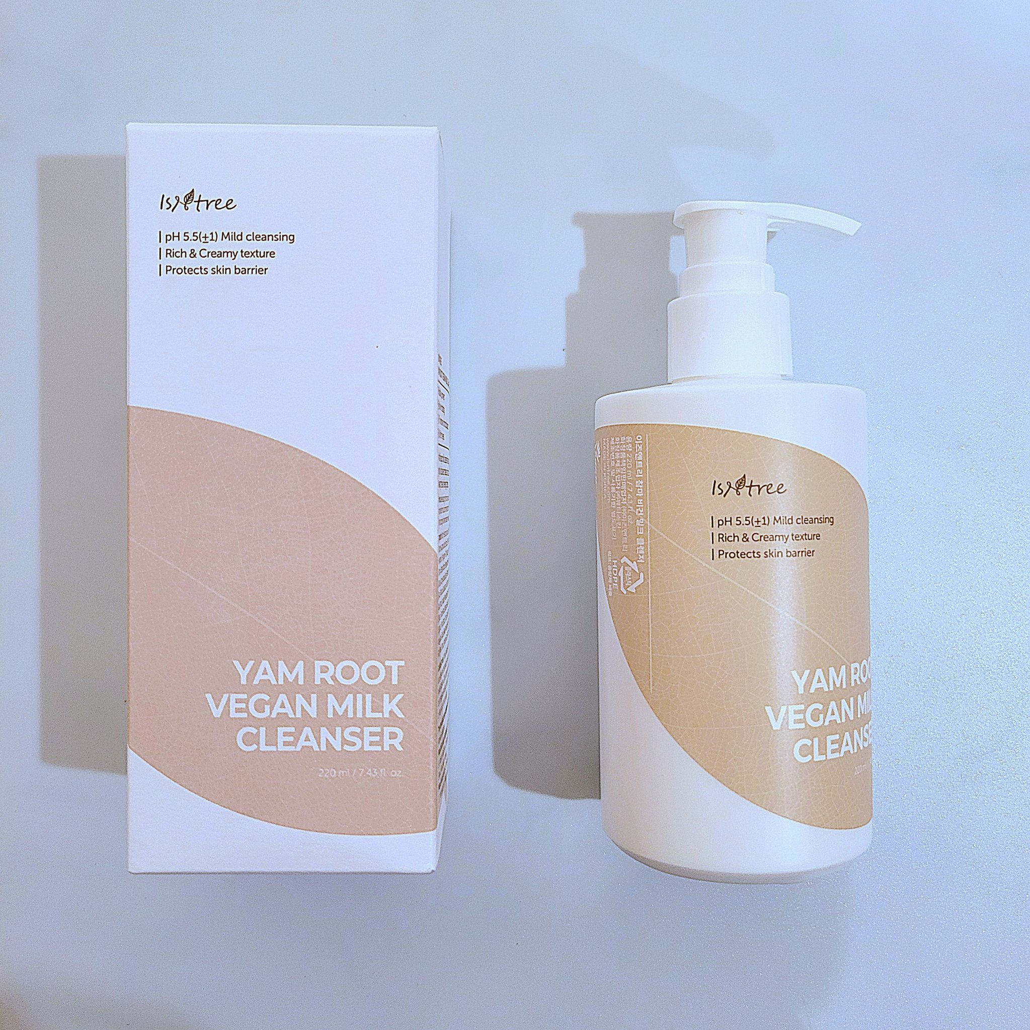 	Yam Rootヴィーガンミルククレンザー/Isntree/ミルククレンジングを使ったクチコミ（1枚目）