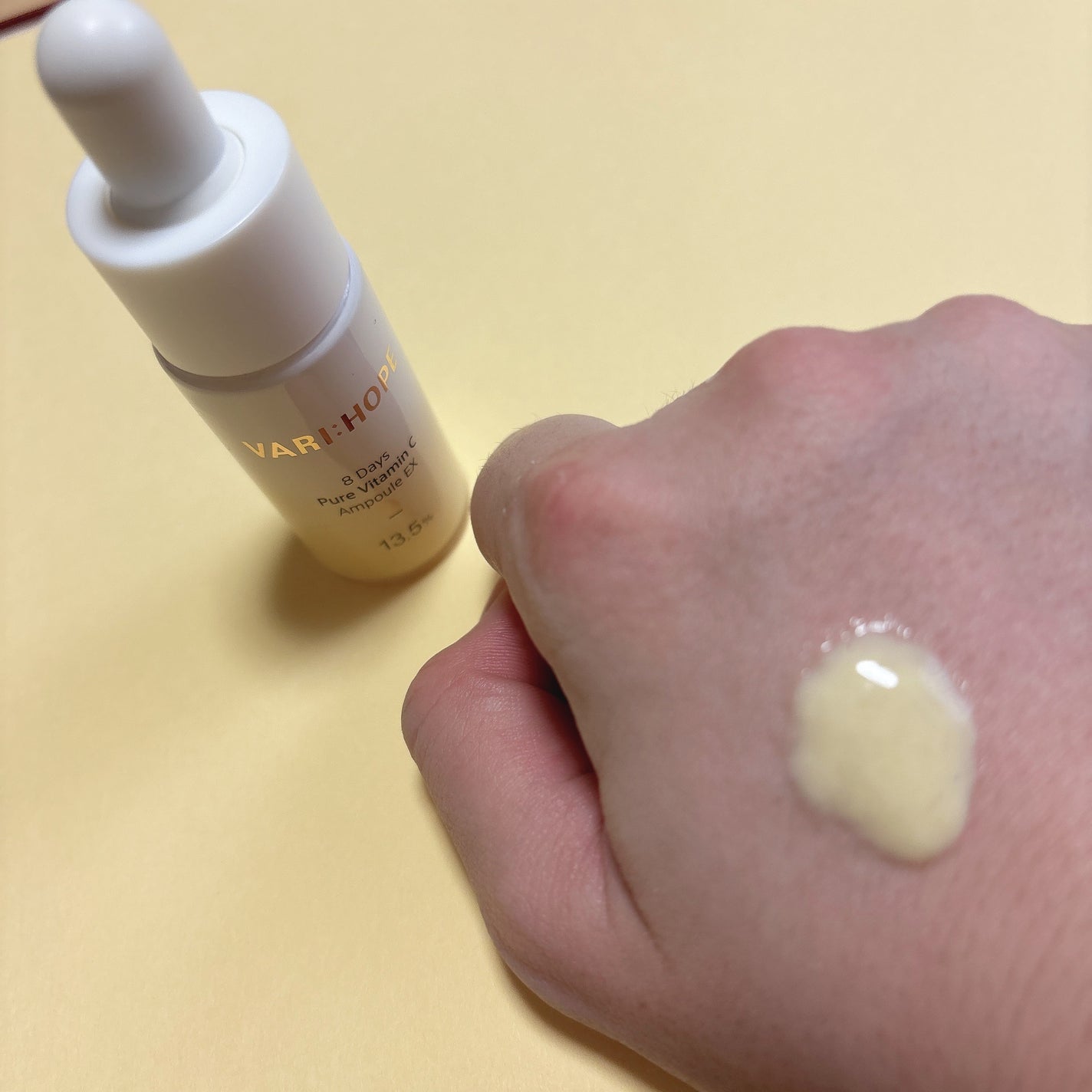 8デイズピュアビタミンCアンプル/VARI:HOPE/美容液を使ったクチコミ(3枚目)
