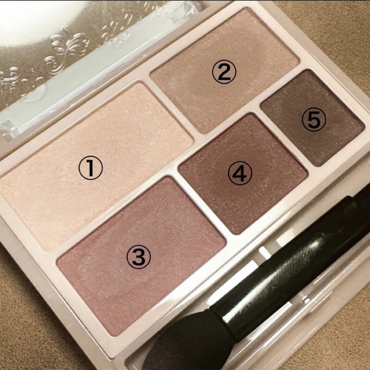 パーフェクトマルチアイズ/キャンメイク/アイシャドウパレットを使ったクチコミ（2枚目）