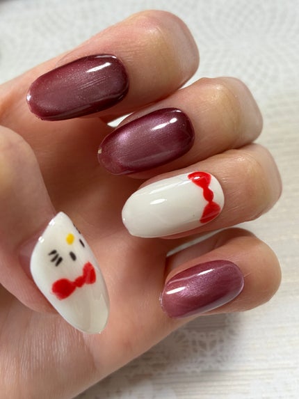 ジェルネイル(ライト対応)/セリア/ジェルネイルを使ったクチコミ(5枚目)