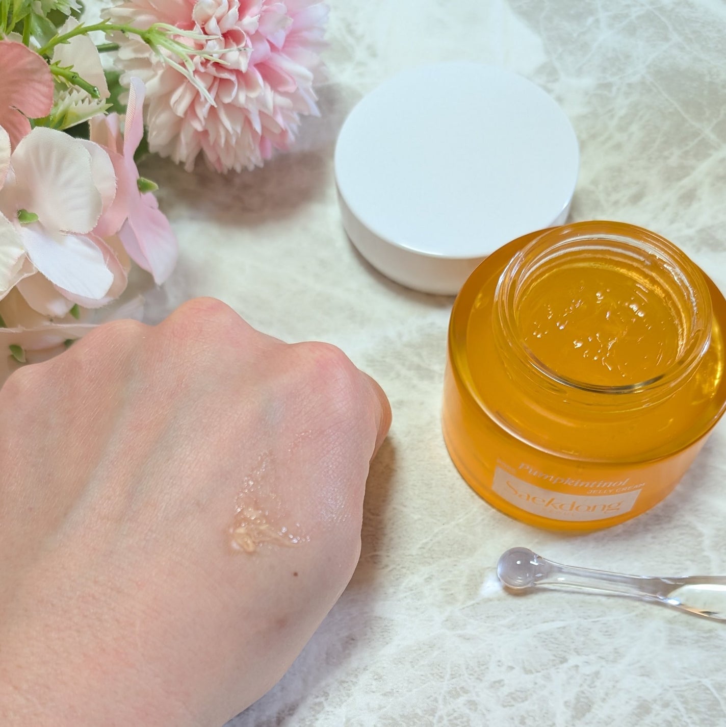 パンプチノールポアゼリークリーム/Saekdong SEOUL/フェイスクリームを使ったクチコミ(4枚目)