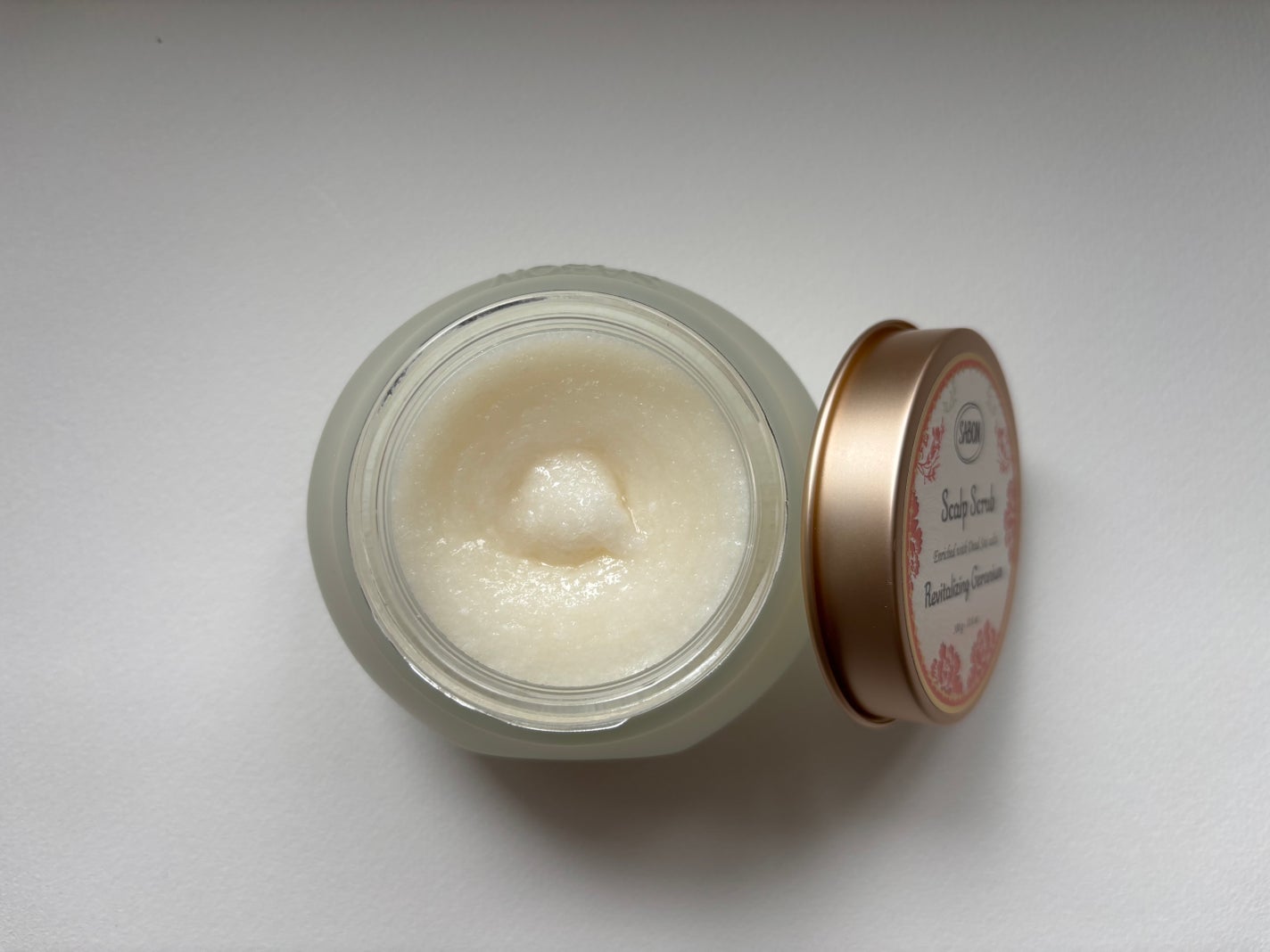 ヘッドスクラブ リプレニッシング(ゼラニウム)/SABON/ヘッドスクラブを使ったクチコミ(2枚目)