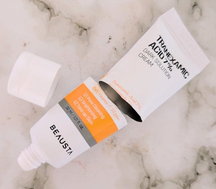 トラネキサム酸7%ダークソリューションクリーム/BEAUSTA/フェイスクリームを使ったクチコミ(1枚目)