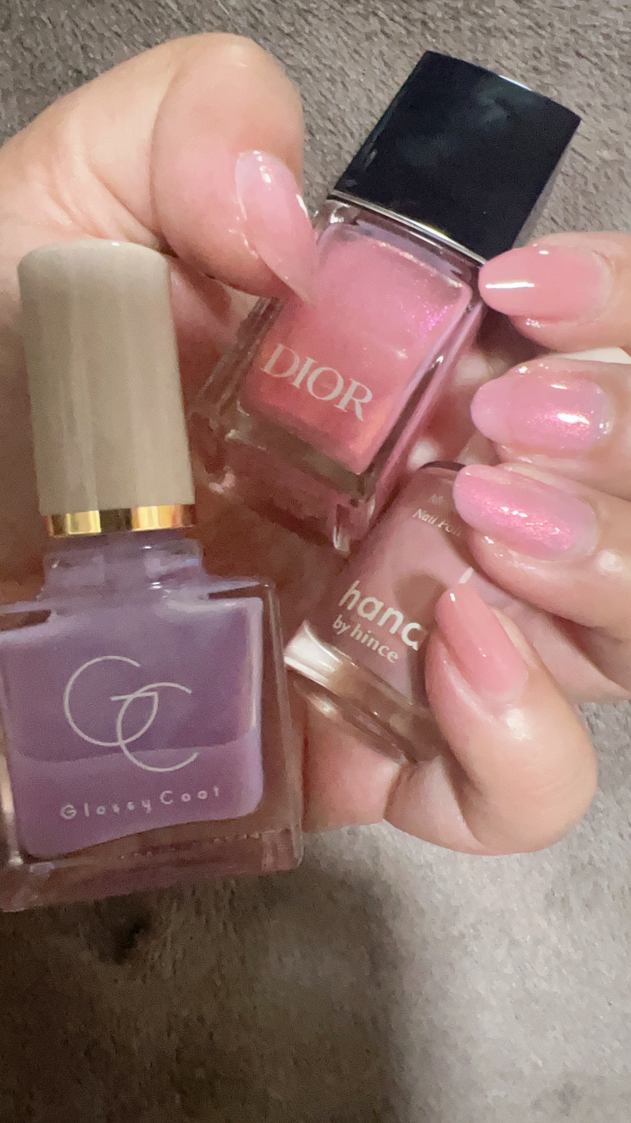 ムードオンネイルポリッシュ 02 ベリー/hana by hince/マニキュアを使ったクチコミ（1枚目）