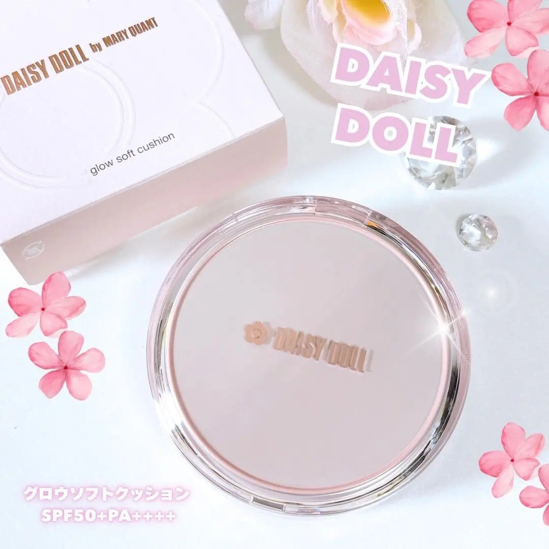 デイジードール グロウ ソフト クッション/DAISY DOLL by MARY QUANT/クッションファンデーションを使ったクチコミ(1枚目)