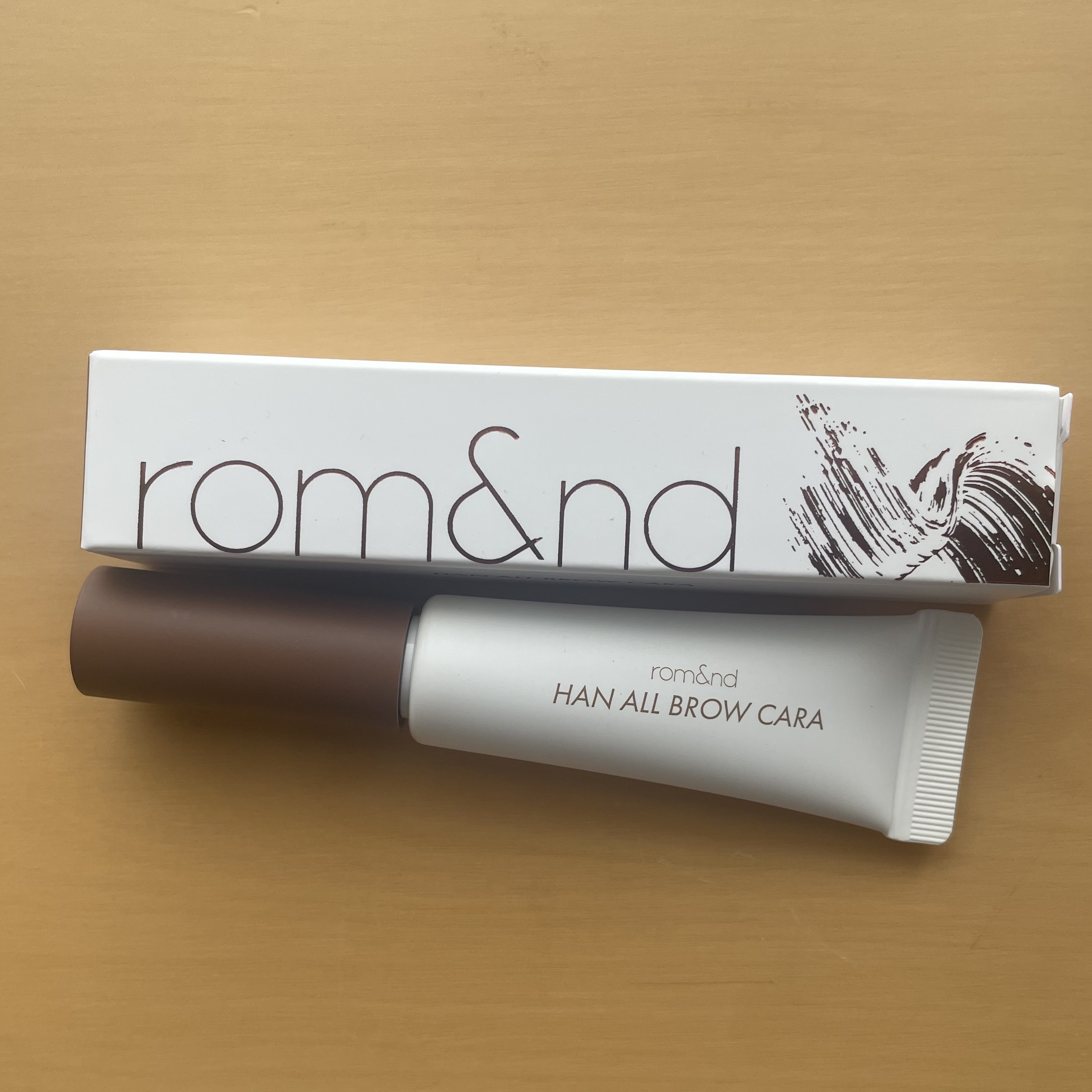 ハンオールブロウカラ/rom&nd/眉マスカラを使ったクチコミ（1枚目）