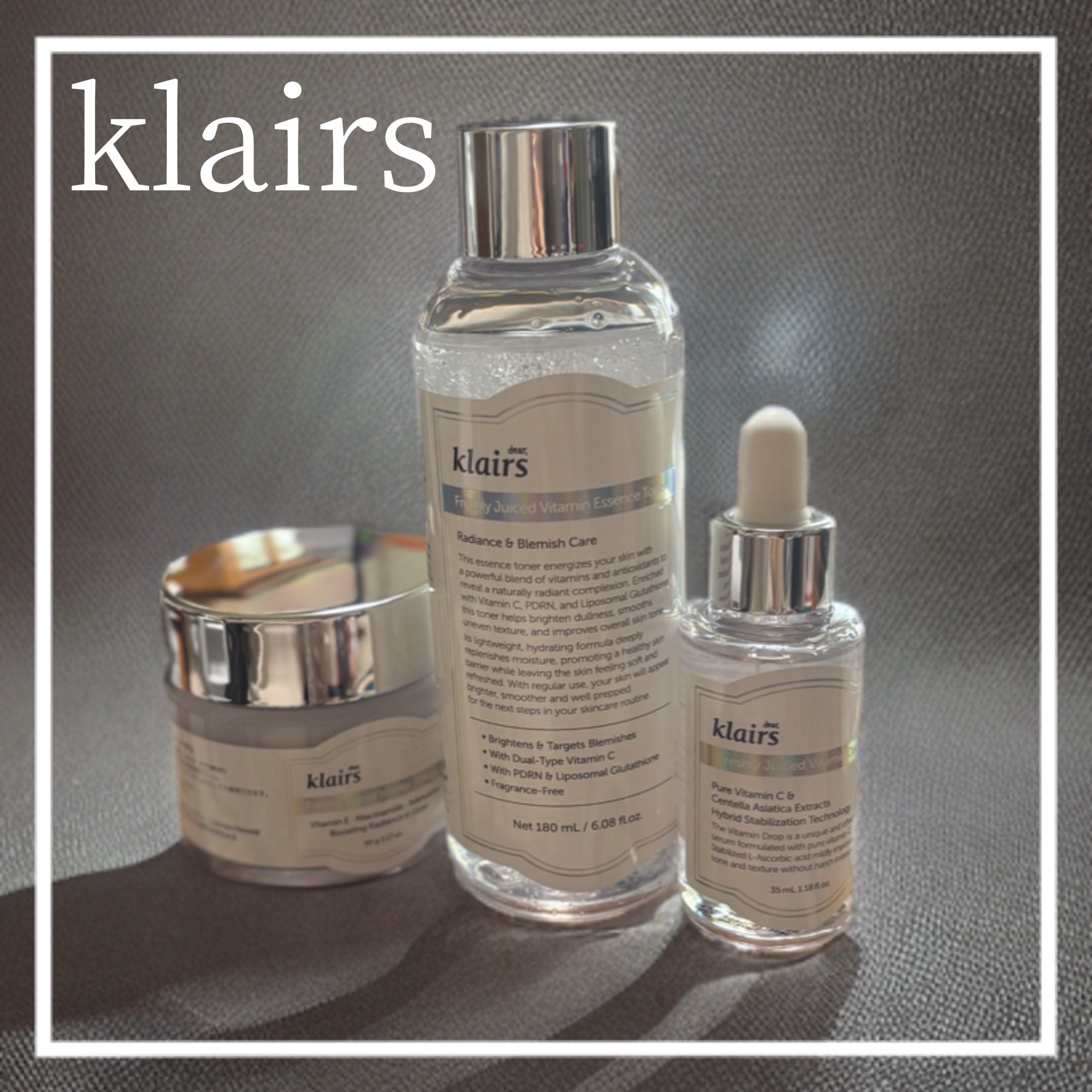 フレッシュリージュースドビタミンドロップ(35ml)/Klairs/美容液を使ったクチコミ（1枚目）