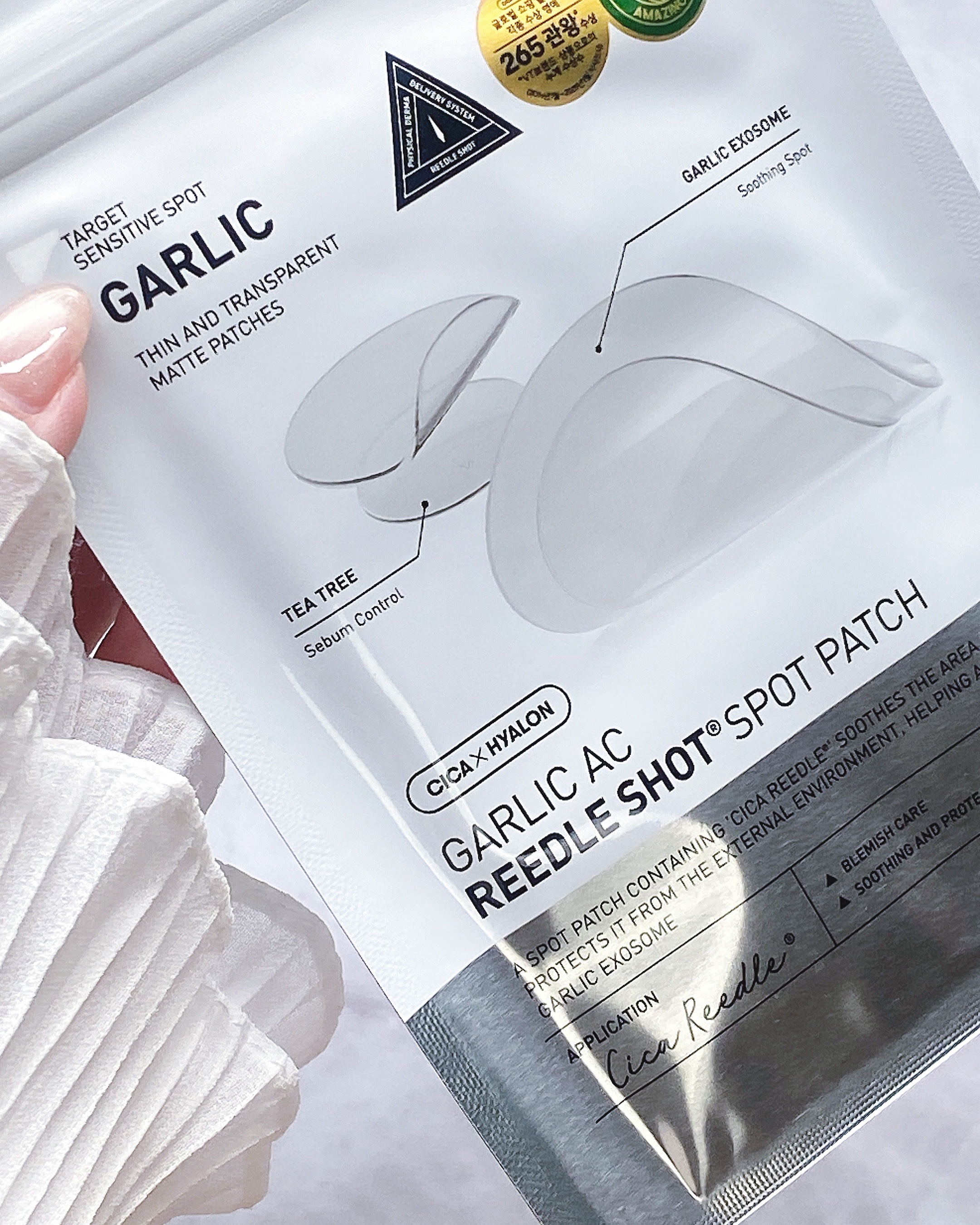 ガーリック リードルショット スポットパッチ/VT/その他スキンケアを使ったクチコミ（1枚目）