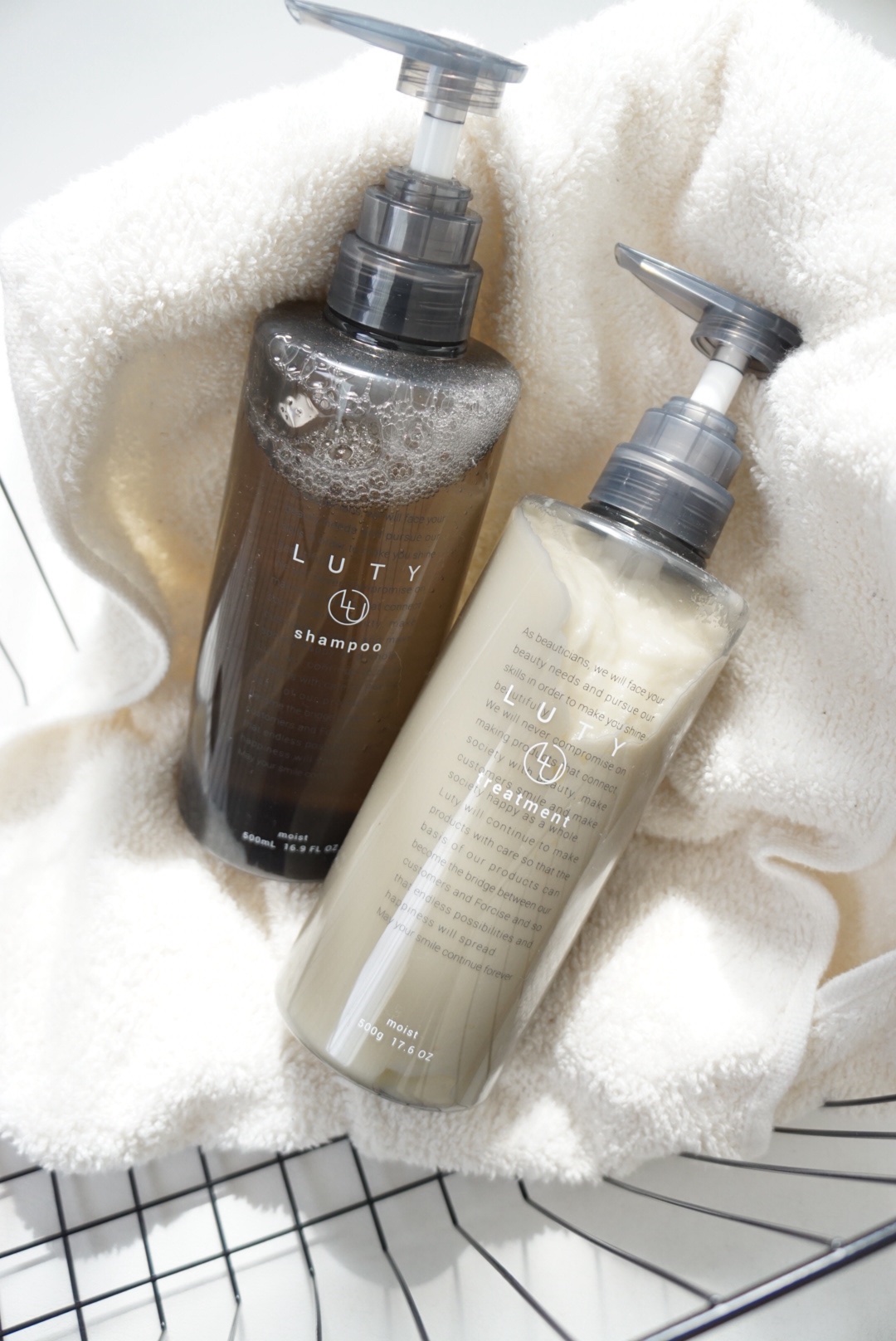 ルーティー シャンプー/トリートメント モイスト/LUTY/サロンシャンプーを使ったクチコミ（1枚目）