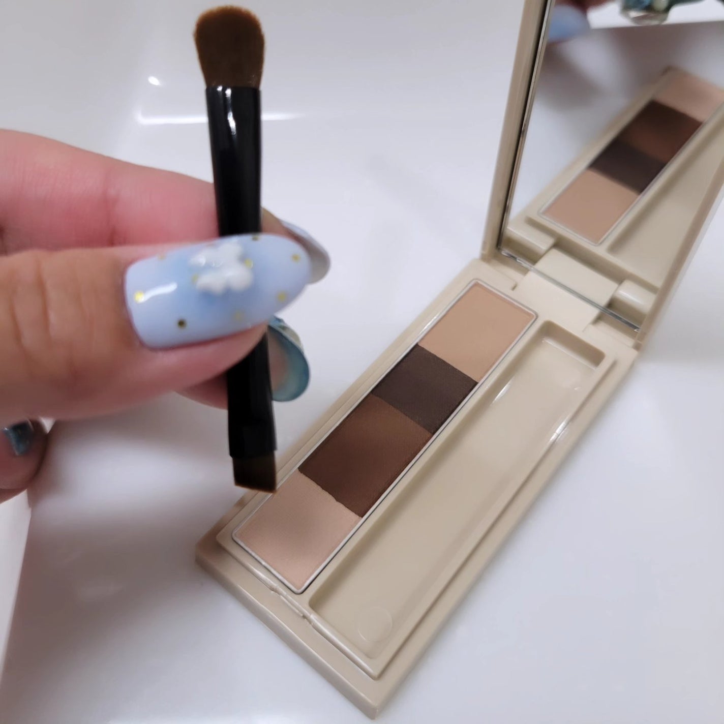 フラッフデザイン アイブロウカラー/Visée/眉マスカラを使ったクチコミ(4枚目)