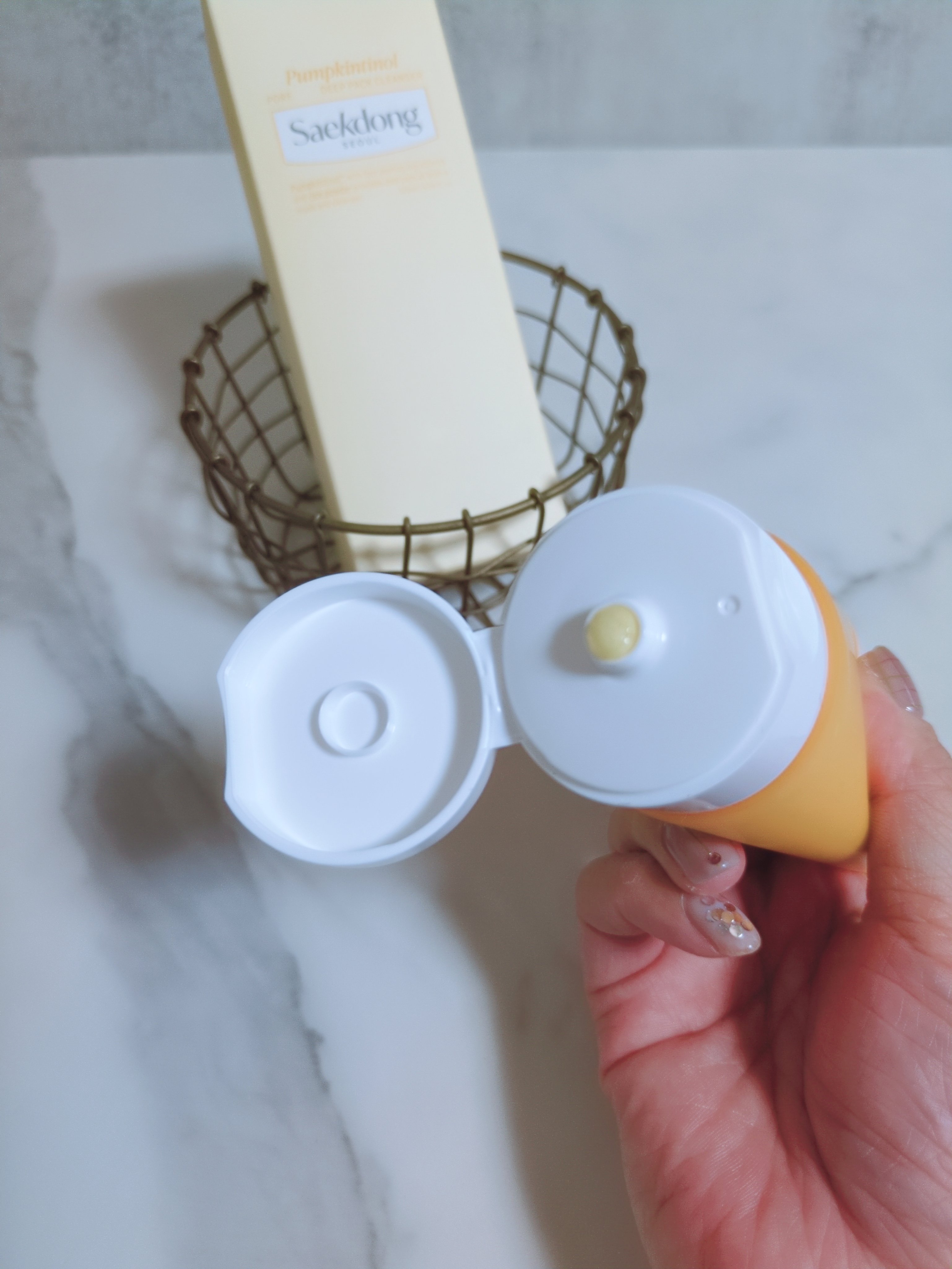 PUMPKINTINOL パッククレンザー/Saekdong SEOUL/洗顔フォームを使ったクチコミ（2枚目）