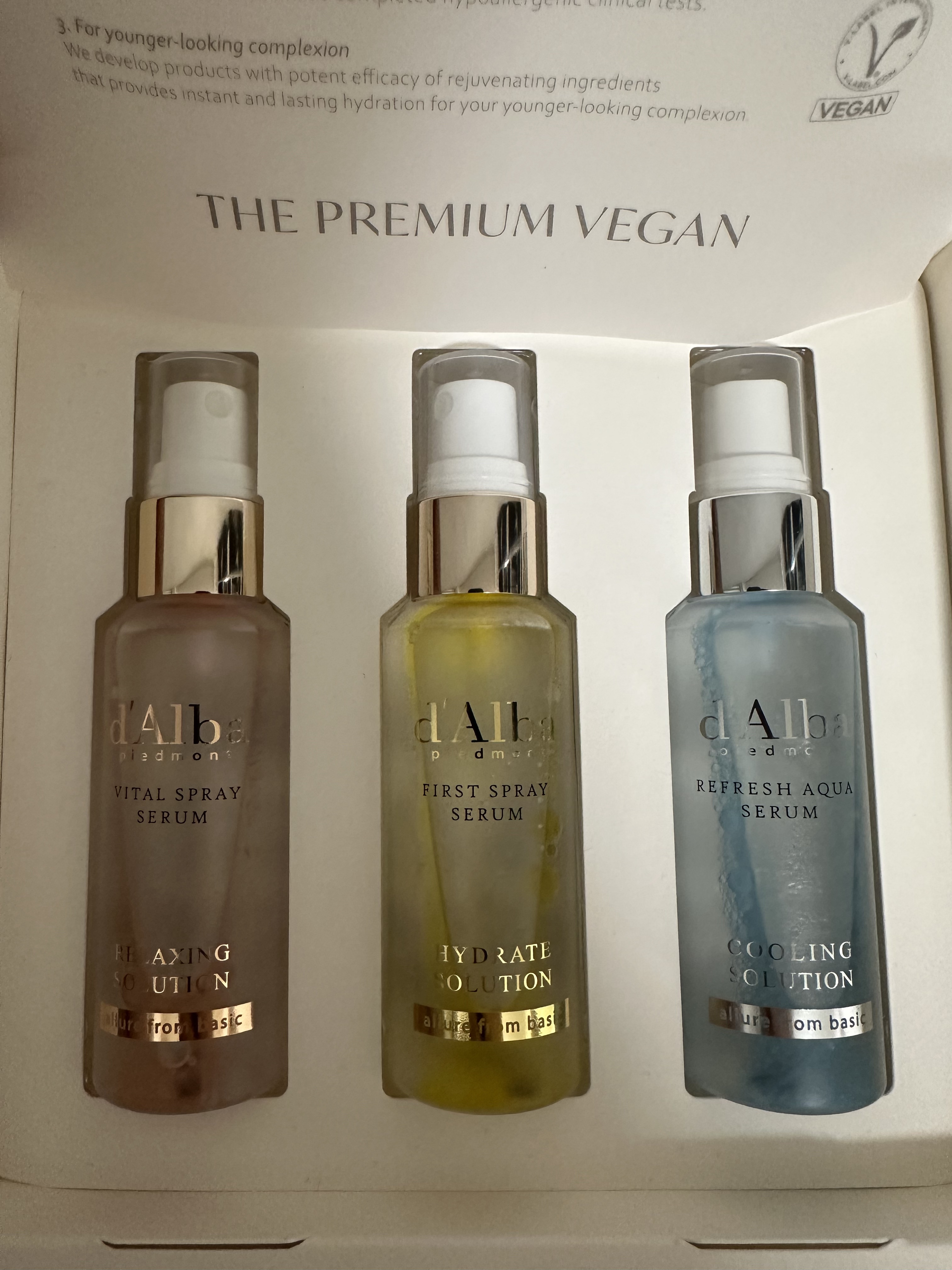 ダルバ ホワイトトリュフファーストスプレーセラム/ダルバ/ミスト状化粧水を使ったクチコミ（2枚目）