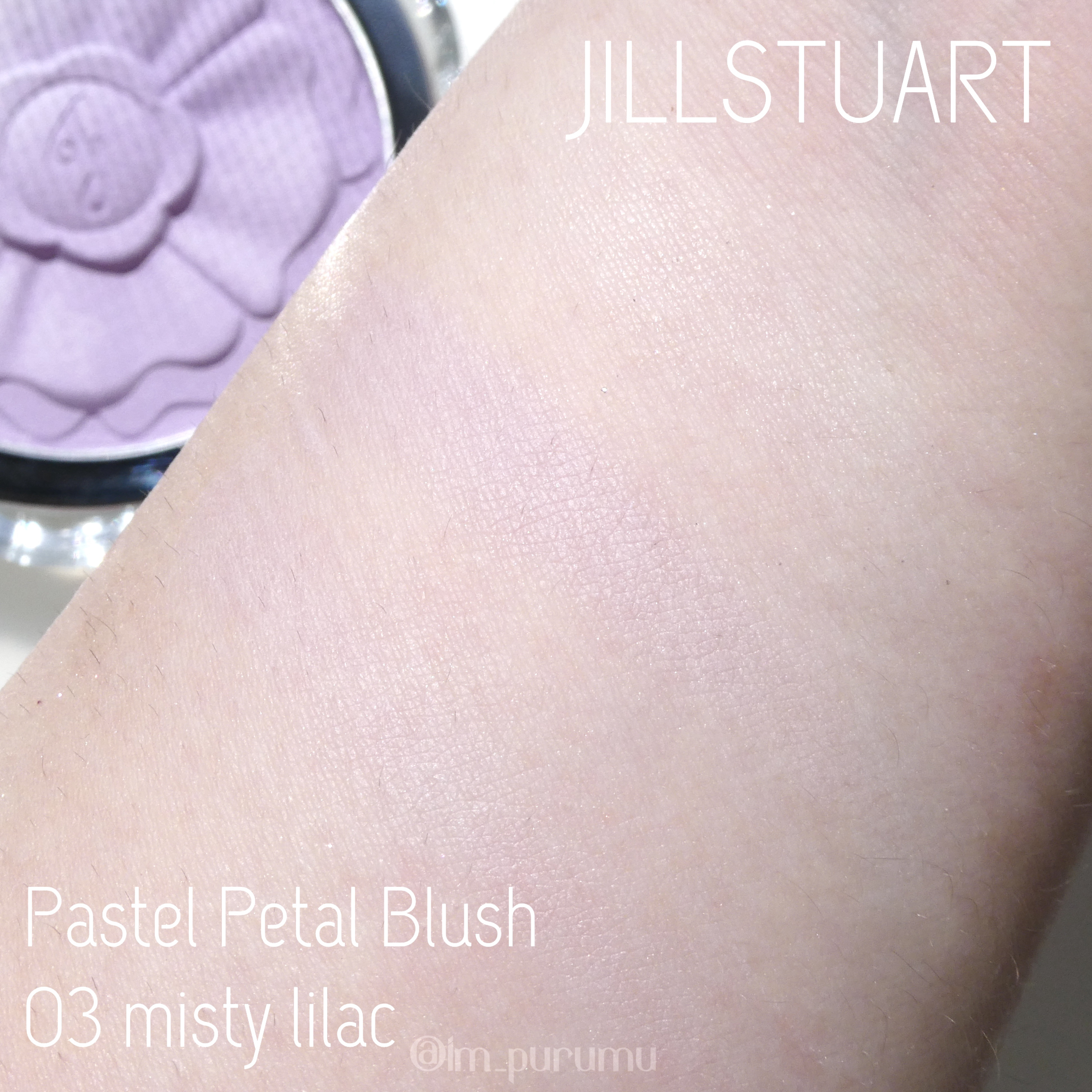 ジルスチュアート　パステルペタル ブラッシュ/JILL STUART/パウダーチークを使ったクチコミ（2枚目）