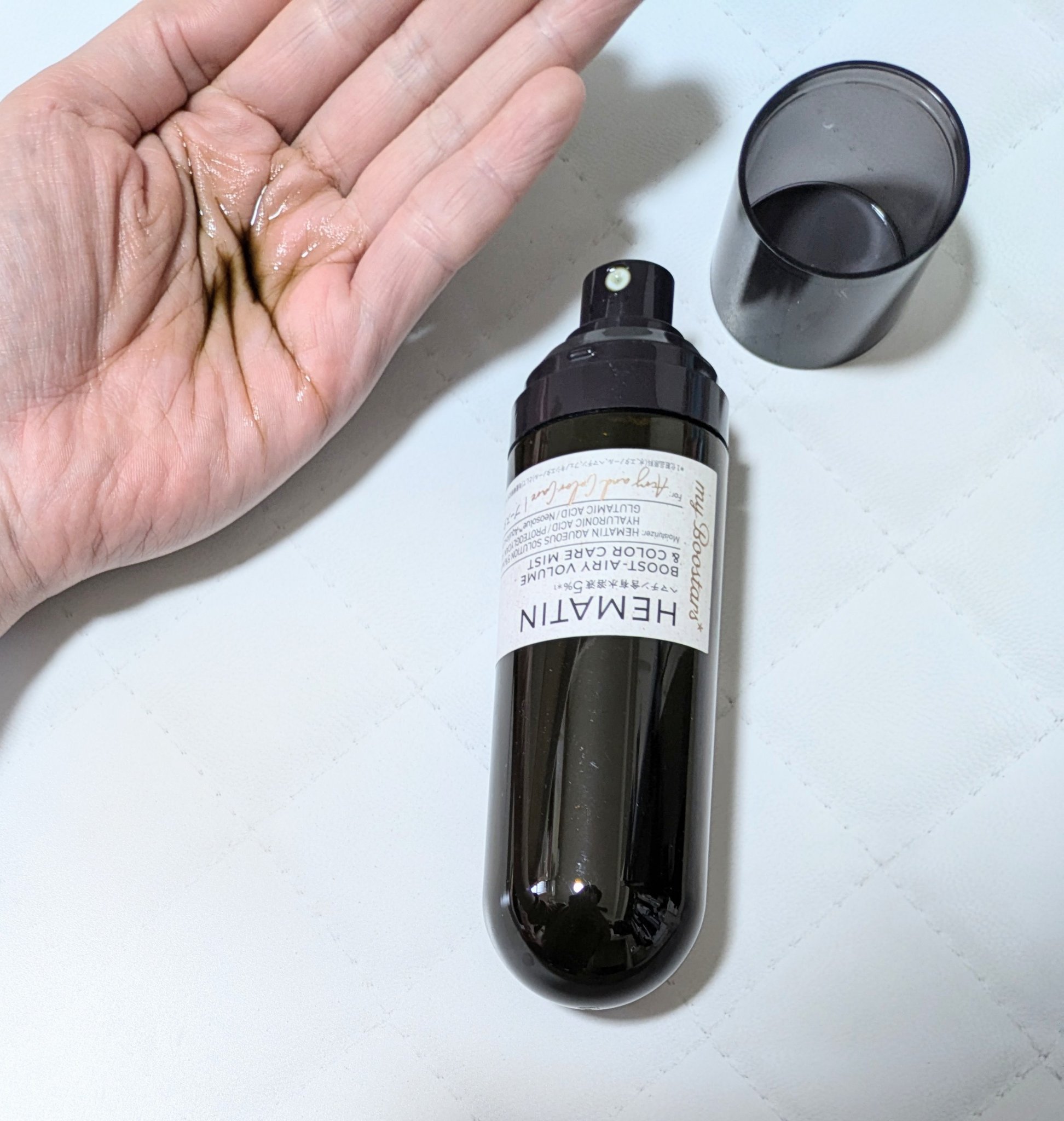 ヘマチン ブースター ミスト/マイブースターズ/ヘアマスク・ヘアパックを使ったクチコミ（3枚目）