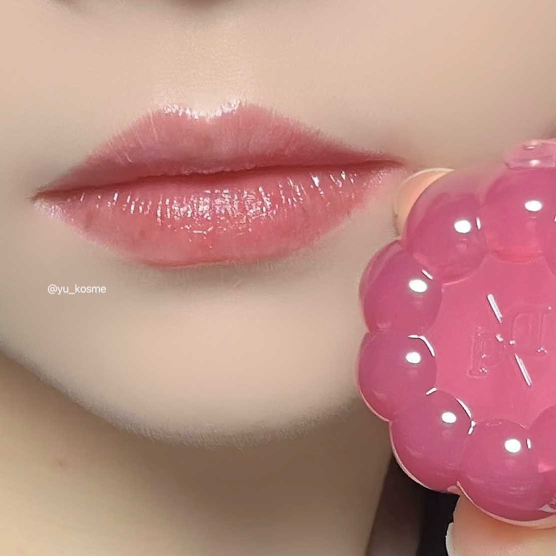 チューインググロウポット 20 チューイングプラム/dasique/口紅を使ったクチコミ（3枚目）