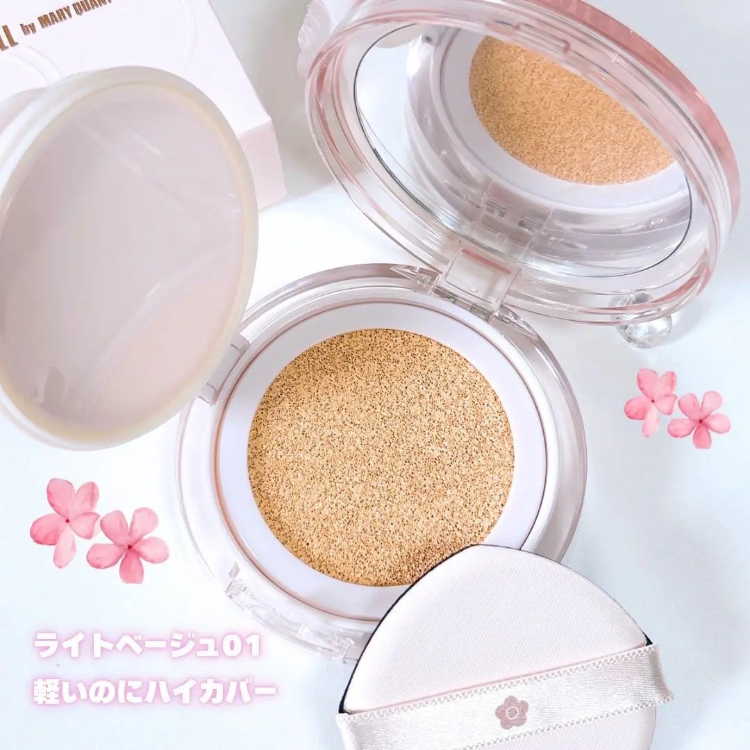 デイジードール グロウ ソフト クッション/DAISY DOLL by MARY QUANT/クッションファンデーションを使ったクチコミ(2枚目)