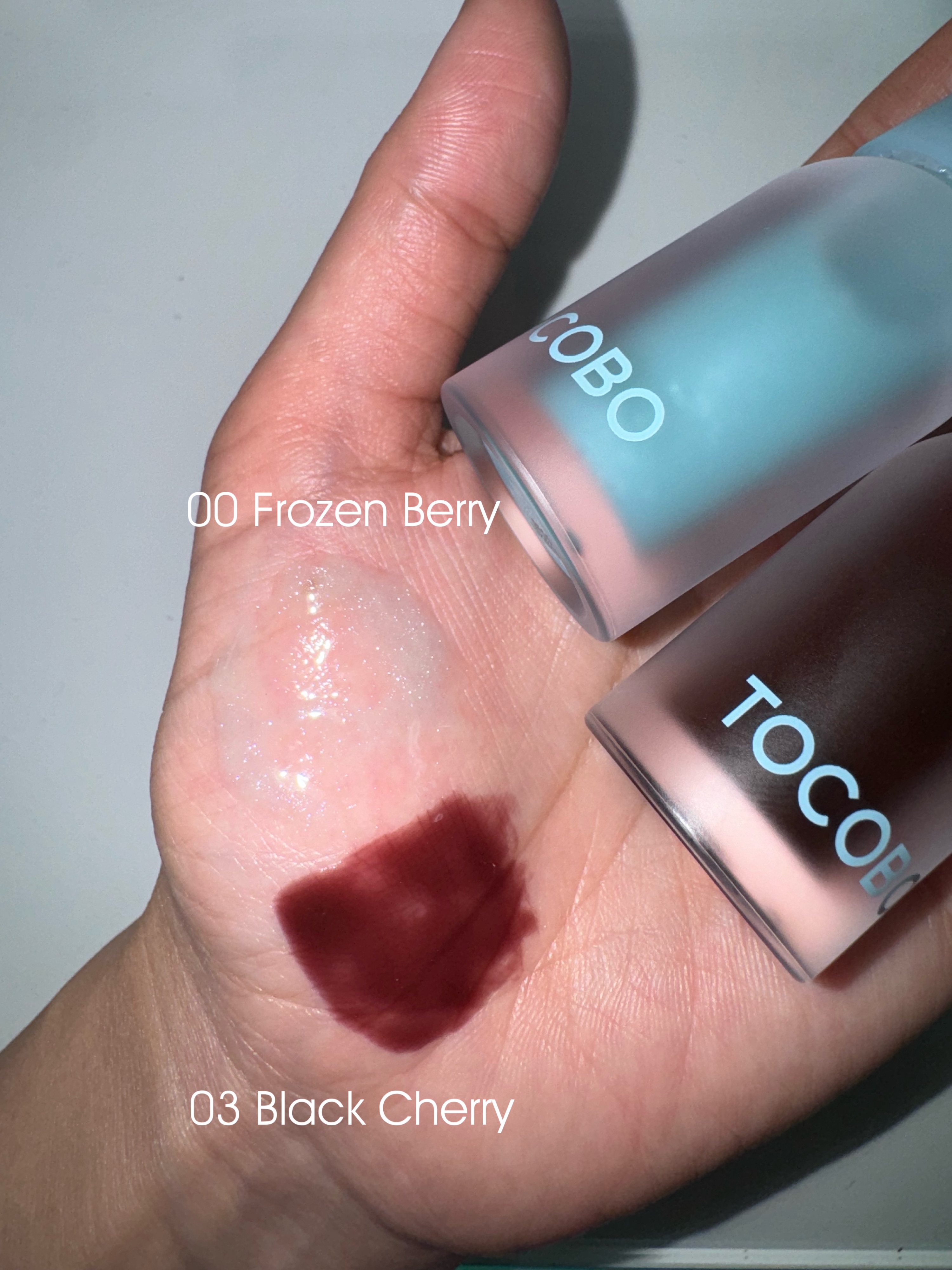 ジューシーベリープランピングリップオイル/TOCOBO/リップグロスを使ったクチコミ（2枚目）