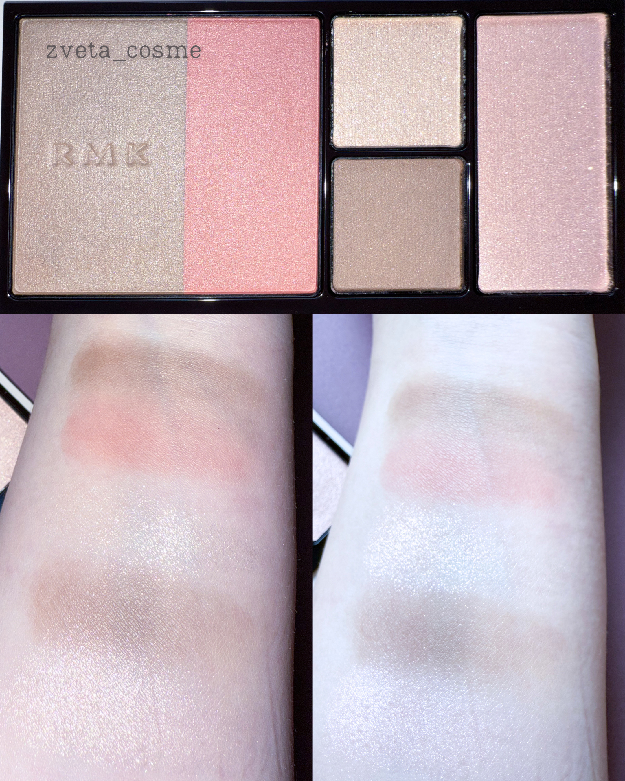 RMK シェイド&グロウ フェイスパレット /RMK/アイシャドウパレットを使ったクチコミ（3枚目）