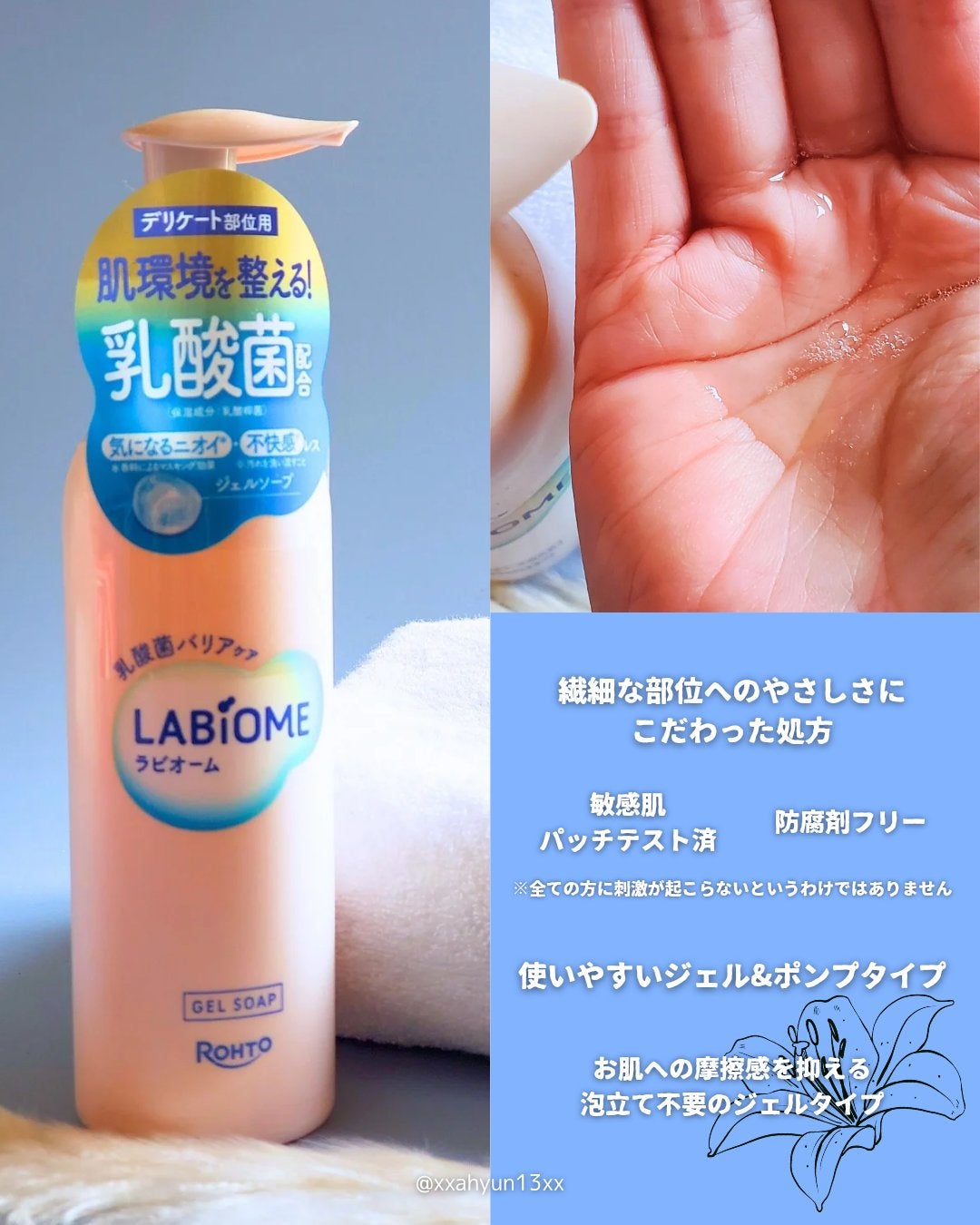 ラビオーム バリアソープ/LABiOME/デリケートゾーンケアを使ったクチコミ(2枚目)