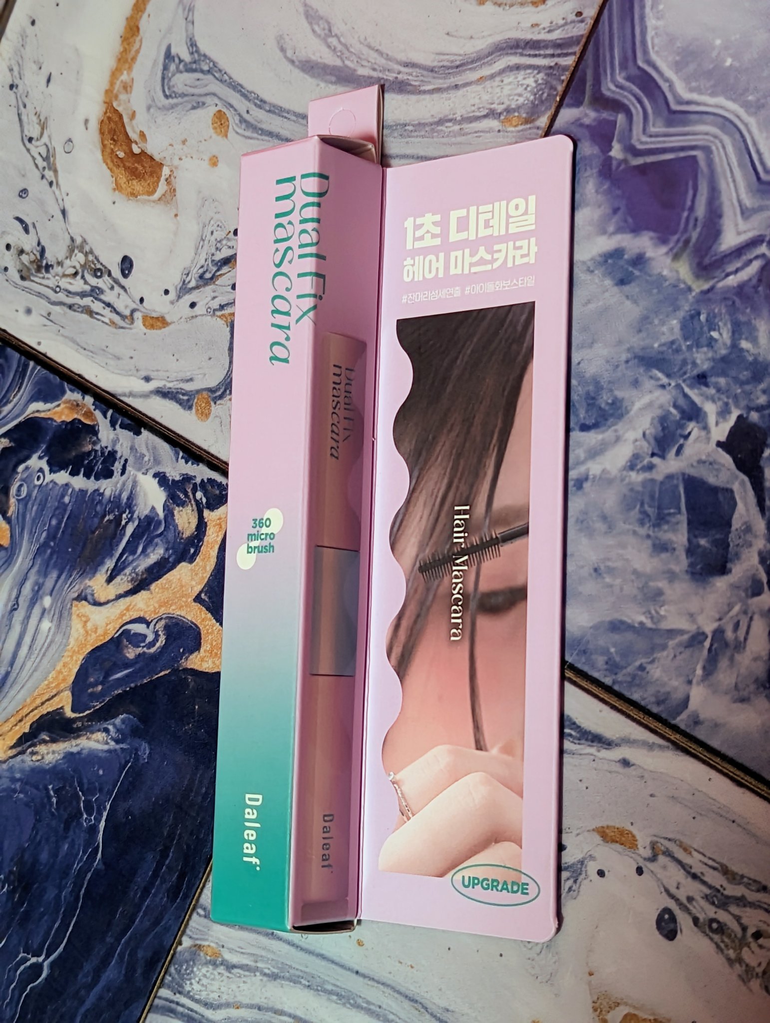 GLAM デュアルポイントヘアマスカラ/Daleaf/その他スタイリングを使ったクチコミ（2枚目）