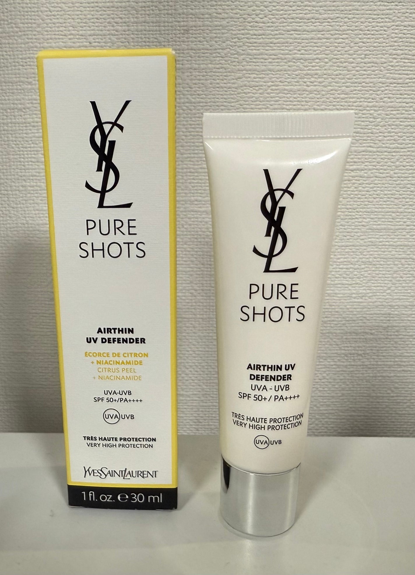 ピュアショット エアリーライト UV50/YVES SAINT LAURENT BEAUTE/日焼け止めミルクを使ったクチコミ(1枚目)