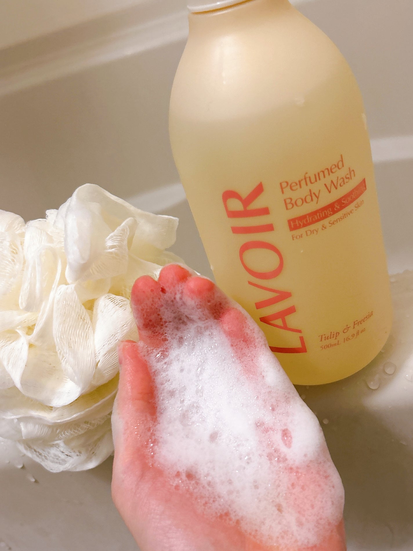 パフューム ボディウォッシュ チューリップ&フリージア/LAVOIR/ボディソープを使ったクチコミ(3枚目)