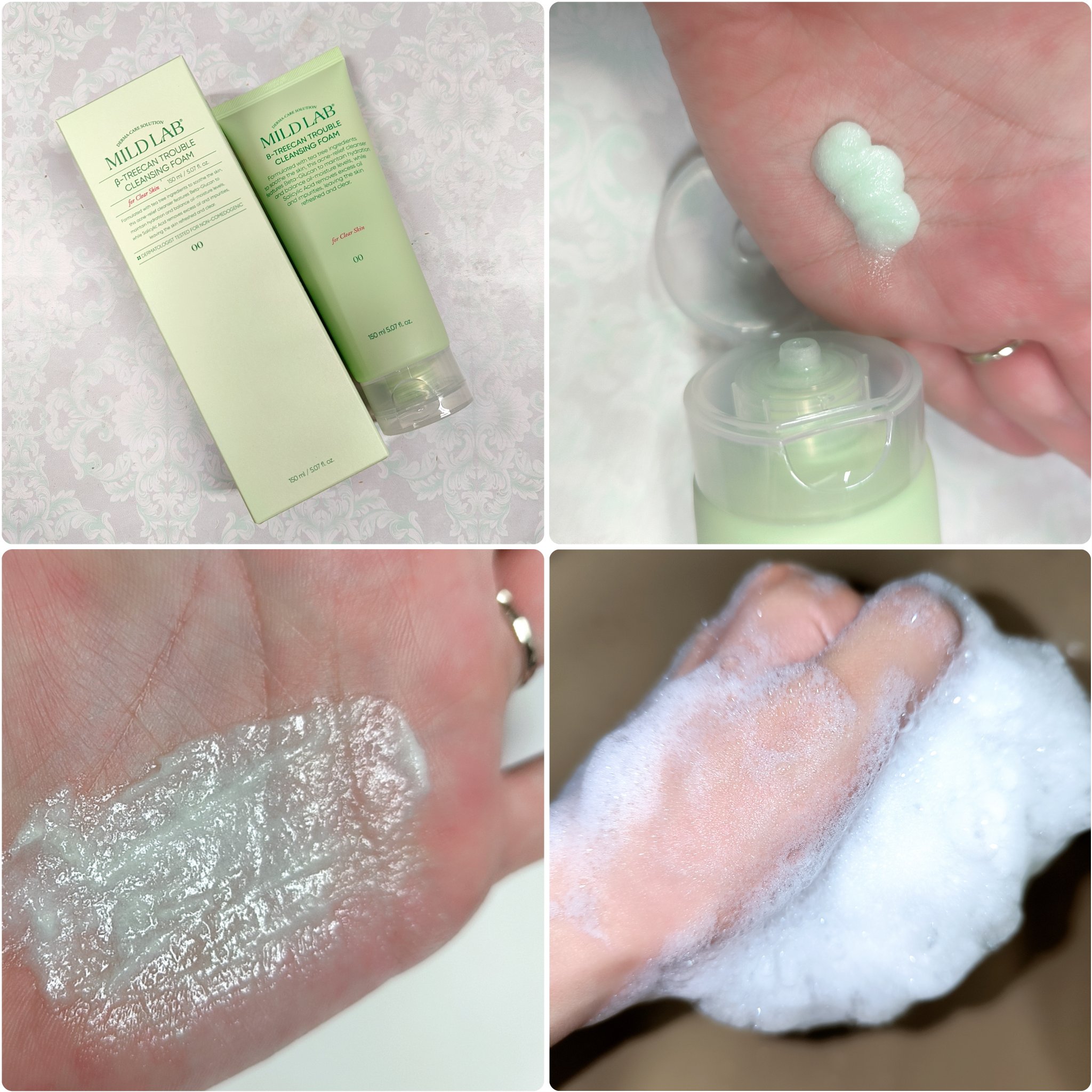 ベータツリカンクレンジングフォーム/Mildlab/洗顔フォームを使ったクチコミ（2枚目）