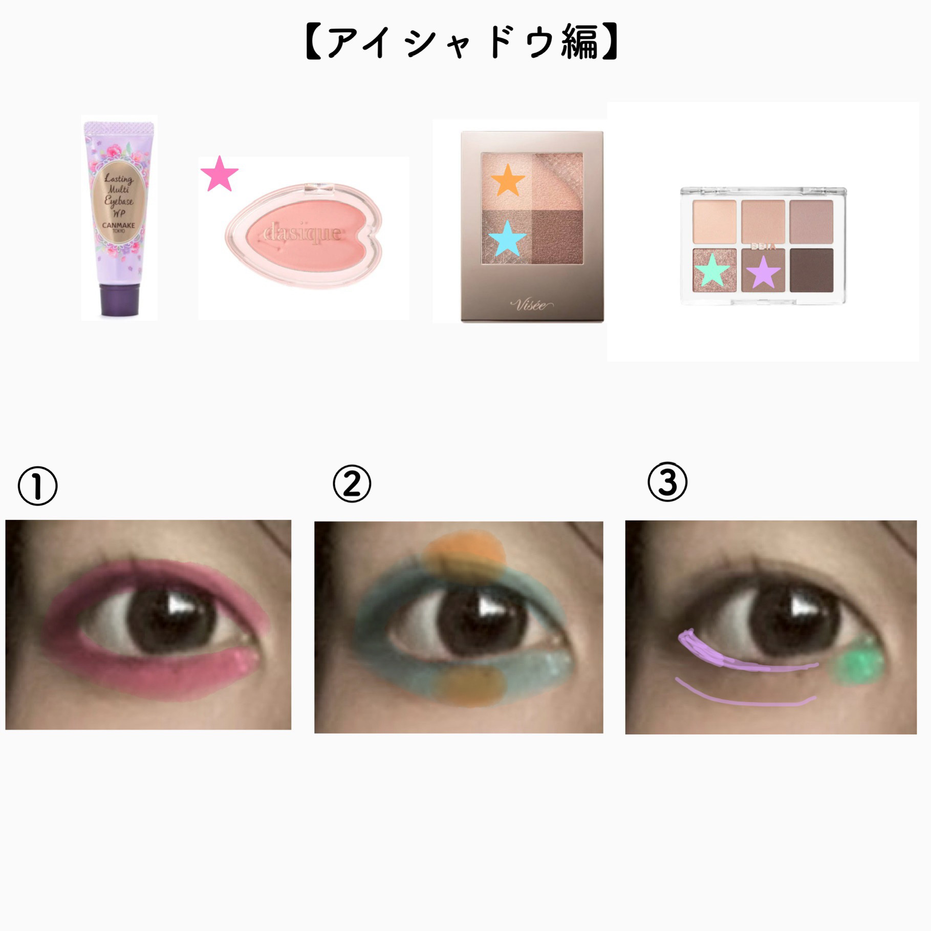 ラスティングマルチアイベース WP/キャンメイク/アイシャドウベースを使ったクチコミ（2枚目）